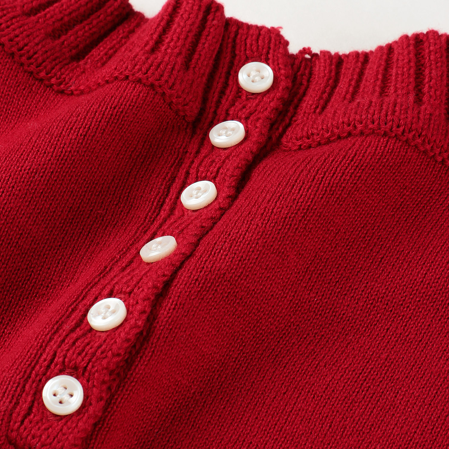 mao made 異ゲージリブクルーネックプルオーバー - 画像7