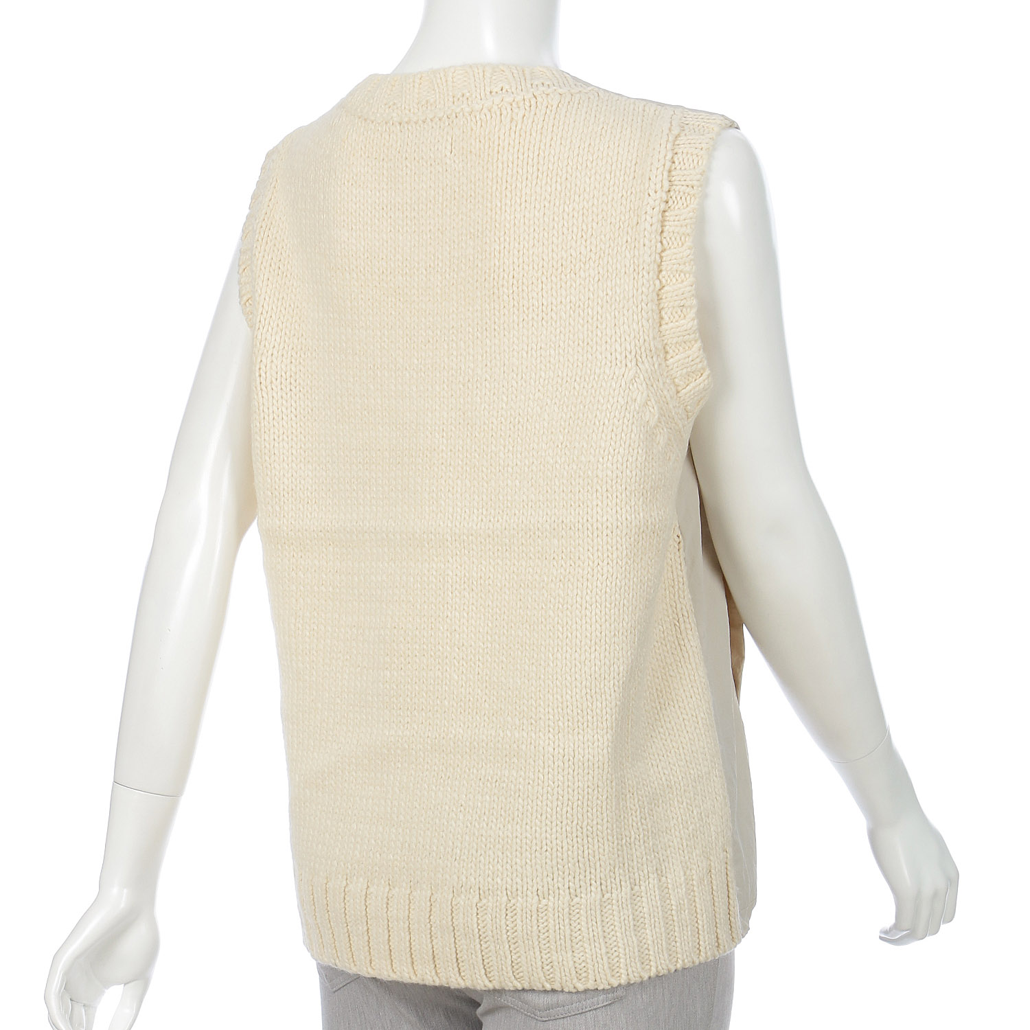 mao made BACKニットベスト - 画像9