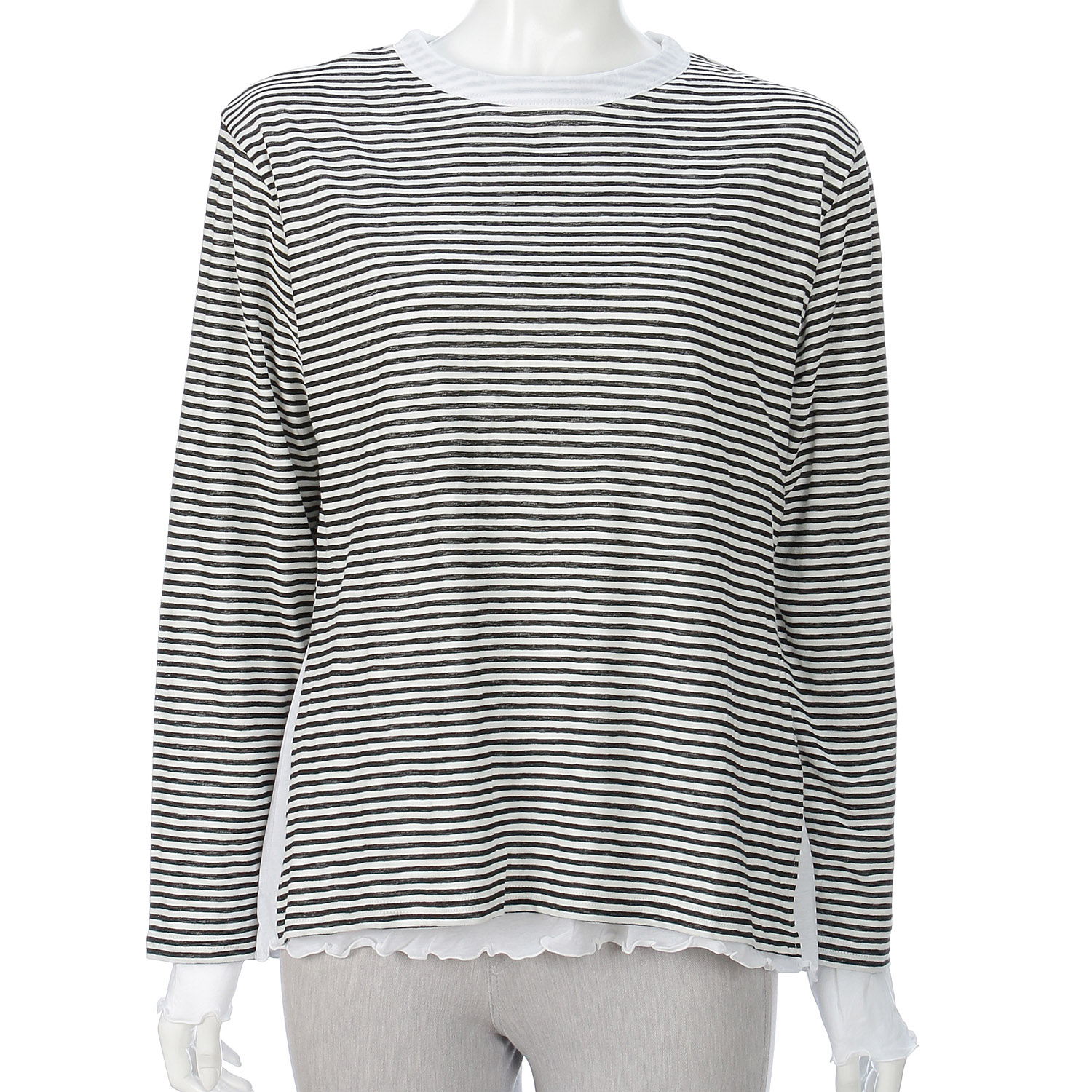 【Insta Live】AUG ボーダーレイヤードTee - 画像2