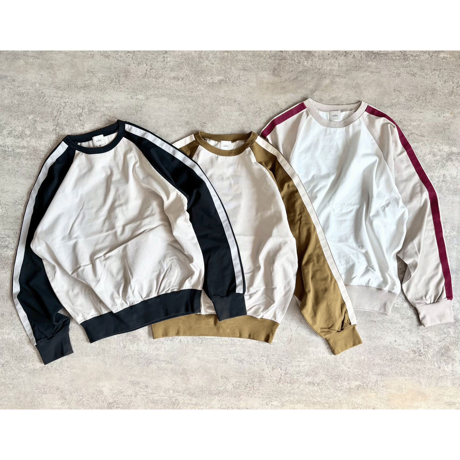 alee 袖ラインプルオーバー