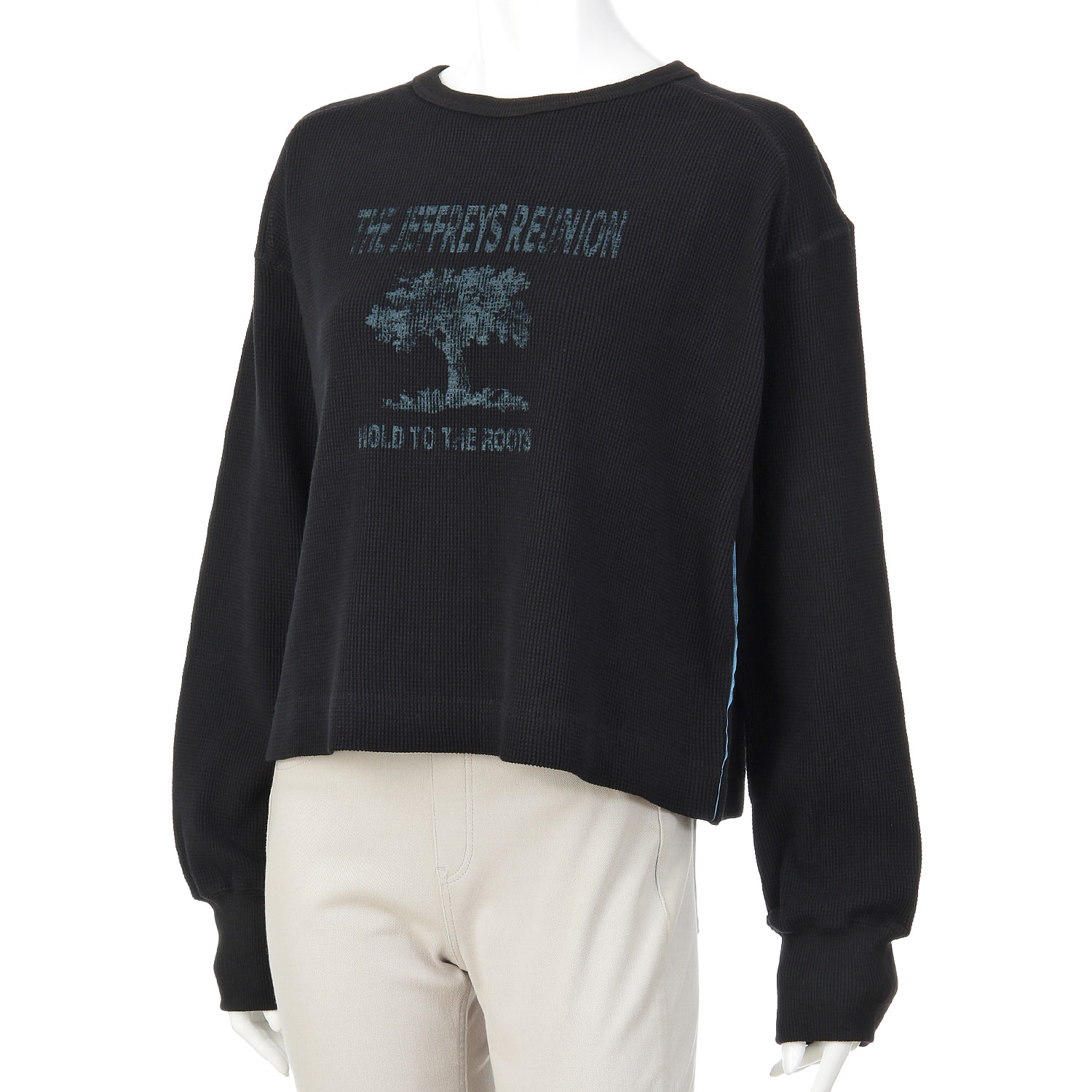 【Insta Live】alee ワッフルプリントT - 画像4