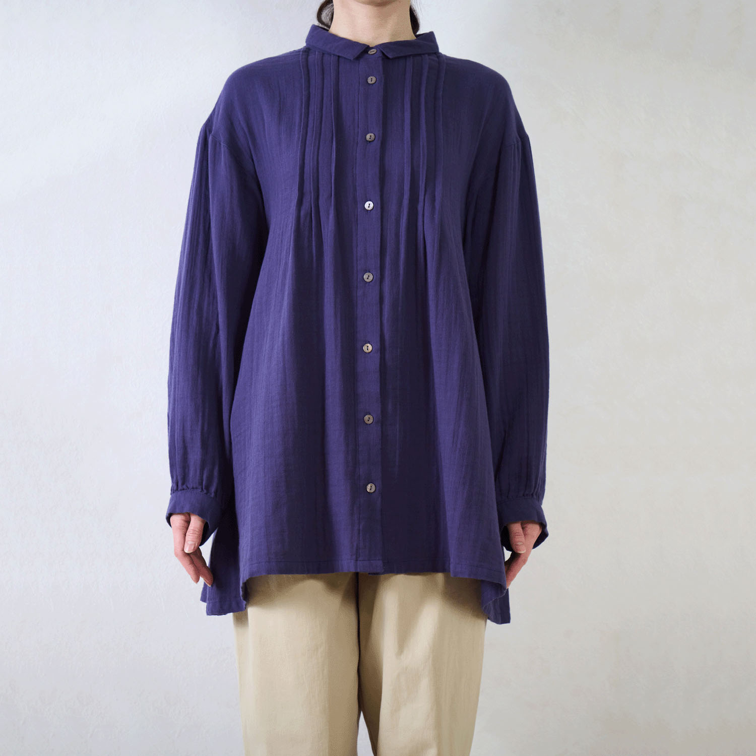 le ciel コットンガーゼチュニック - 画像6