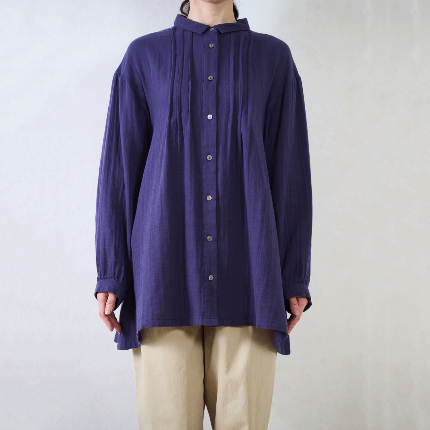 le ciel コットンガーゼチュニック - 画像1