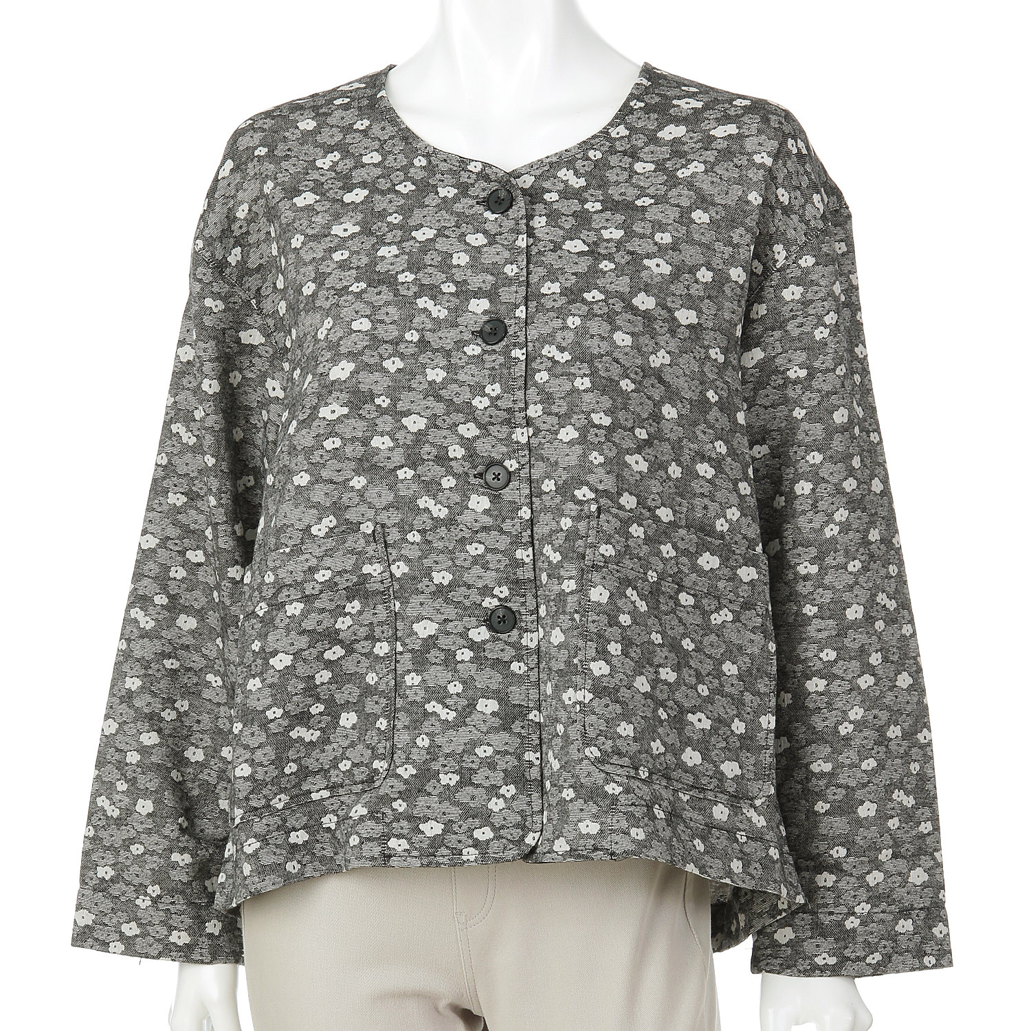 Le ciel a tempsdoux ガーゼ小花柄カーディガン - 画像3