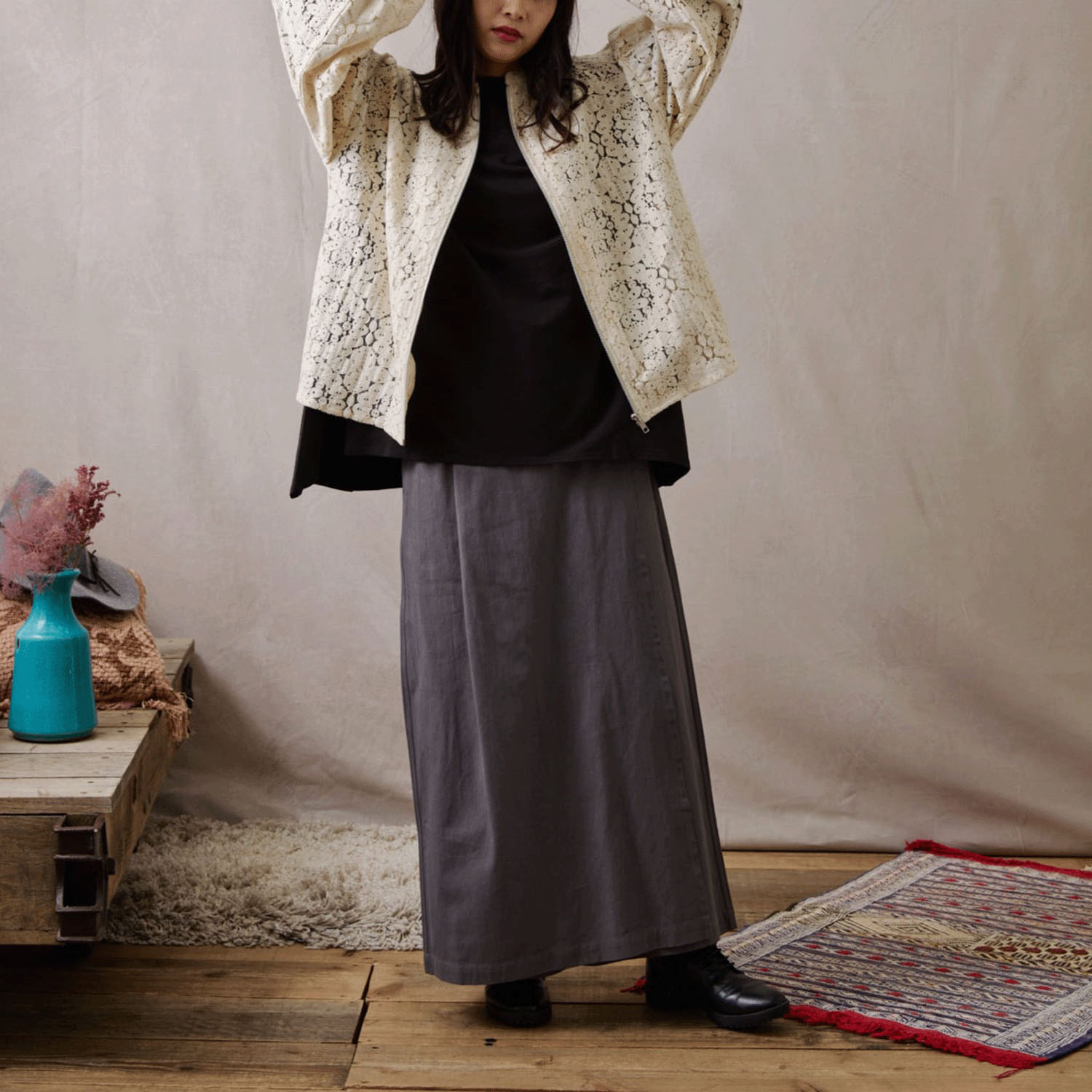 【Insta Live】teMite ボリューム袖ブルゾン - 画像7