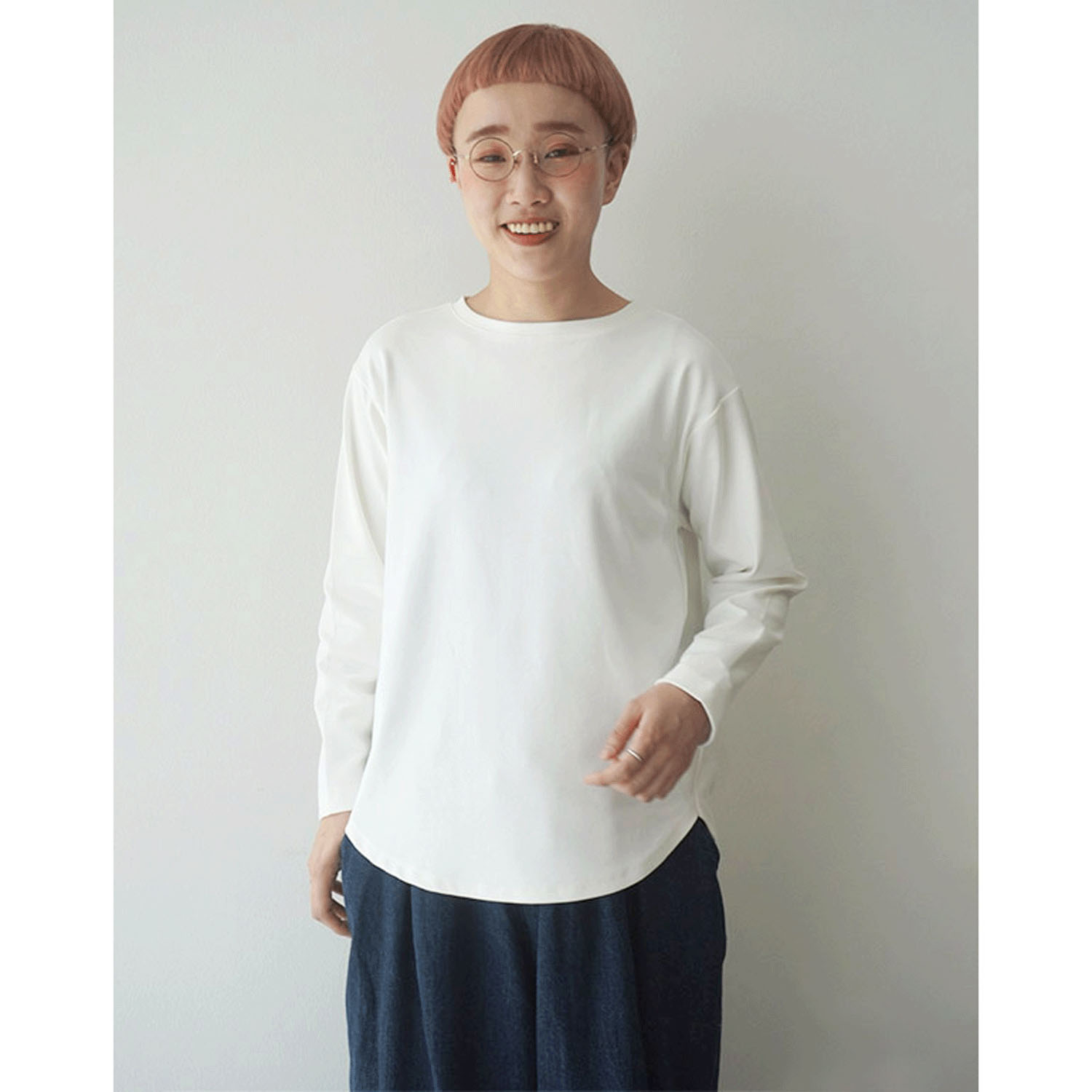 mao made 裾ラウンドヘムTEE - 画像1