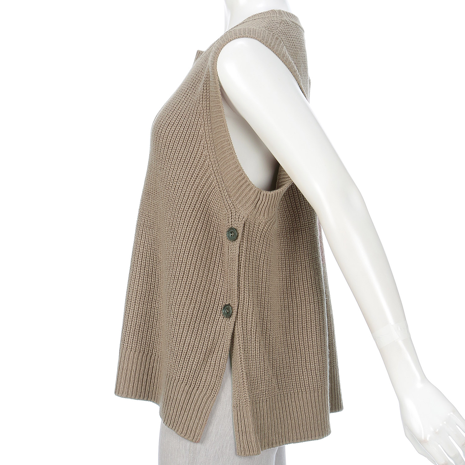 le ciel de demain ウール混ニットベスト - 画像10