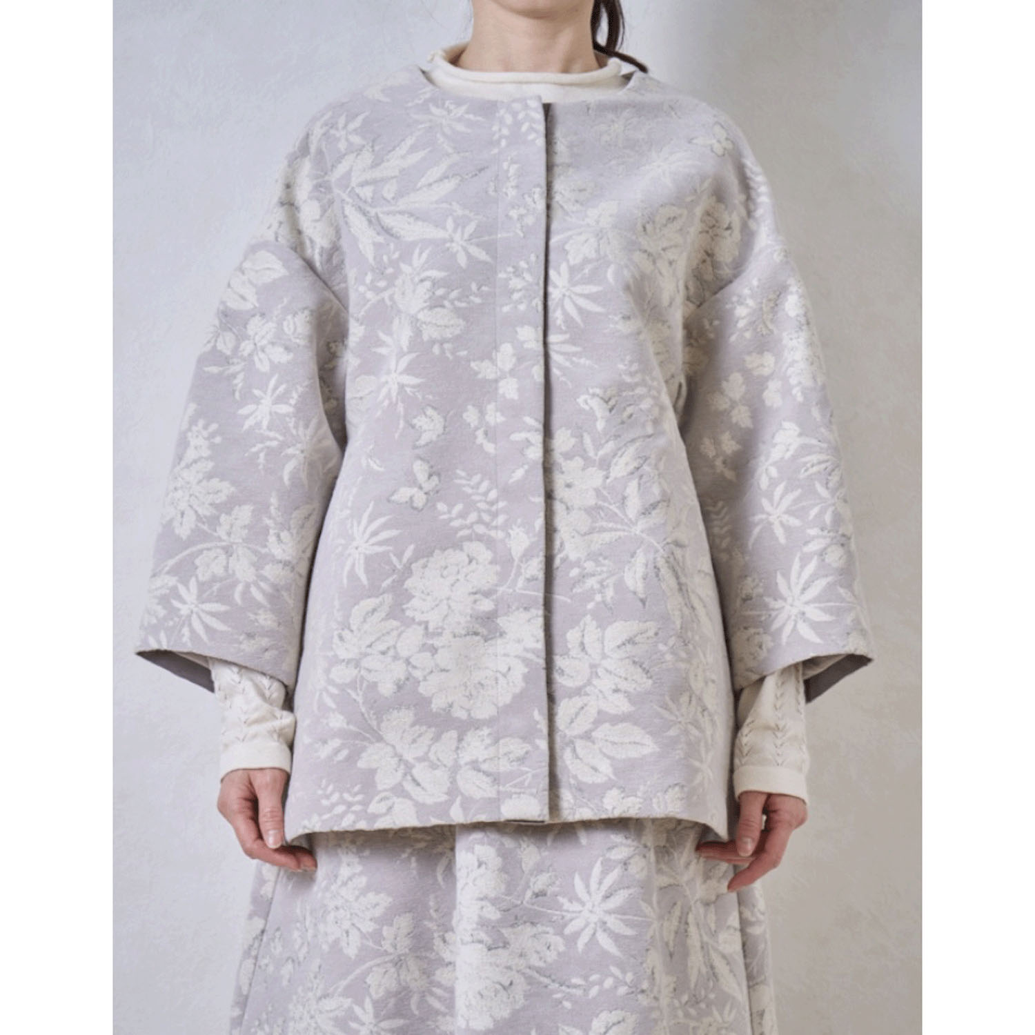 【Insta Live】le ciel a tempsdoux シェニールジャカードジャケット - 画像1