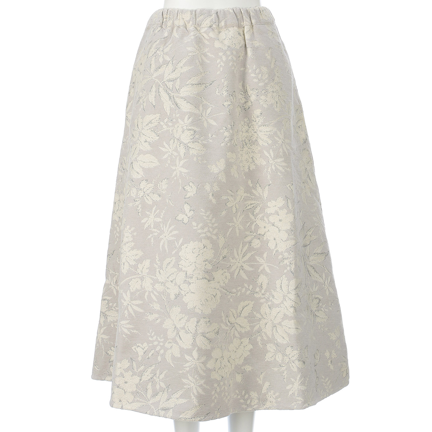 le ciel a tempsdoux シェニールジャカードスカート - 画像2