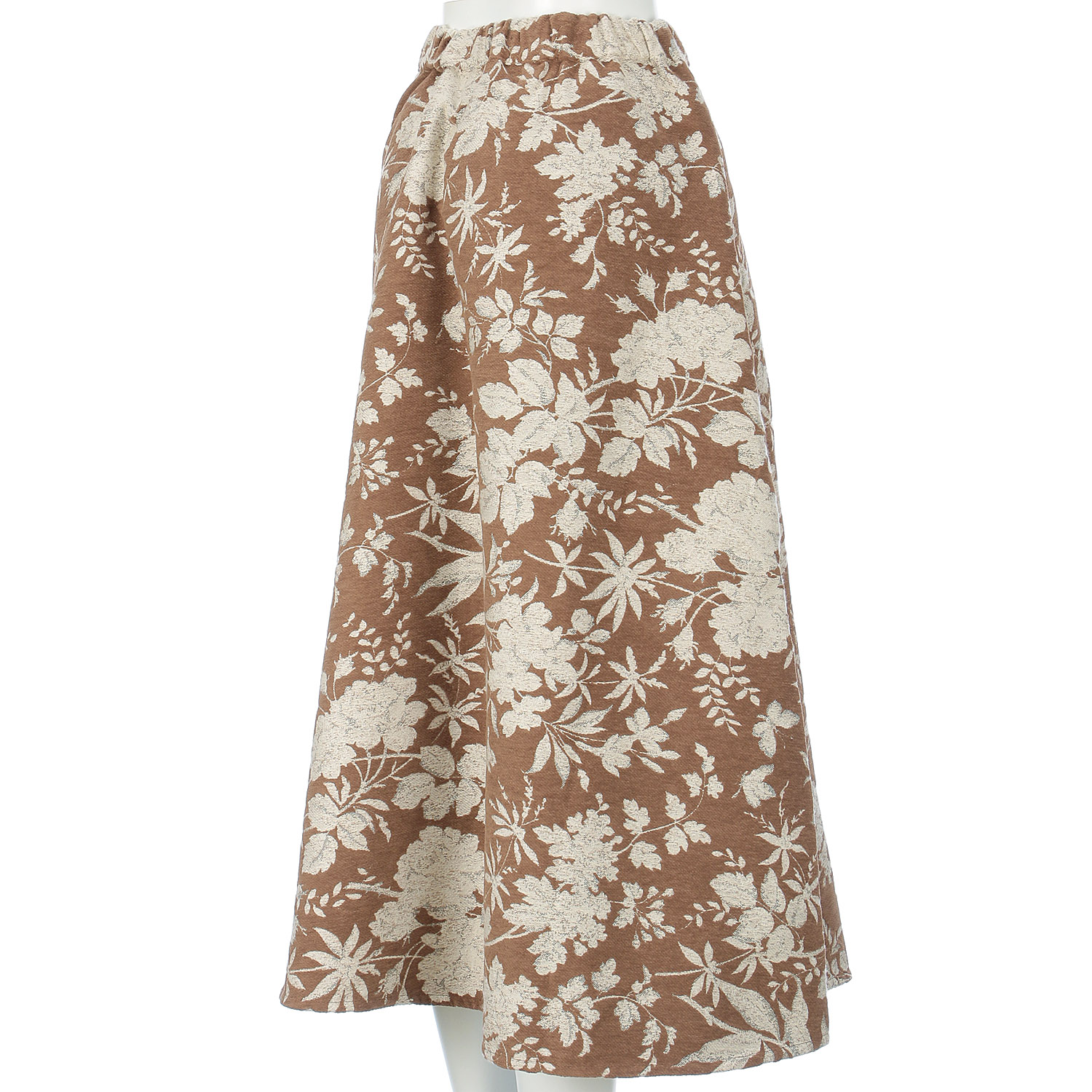 le ciel a tempsdoux シェニールジャカードスカート - 画像4