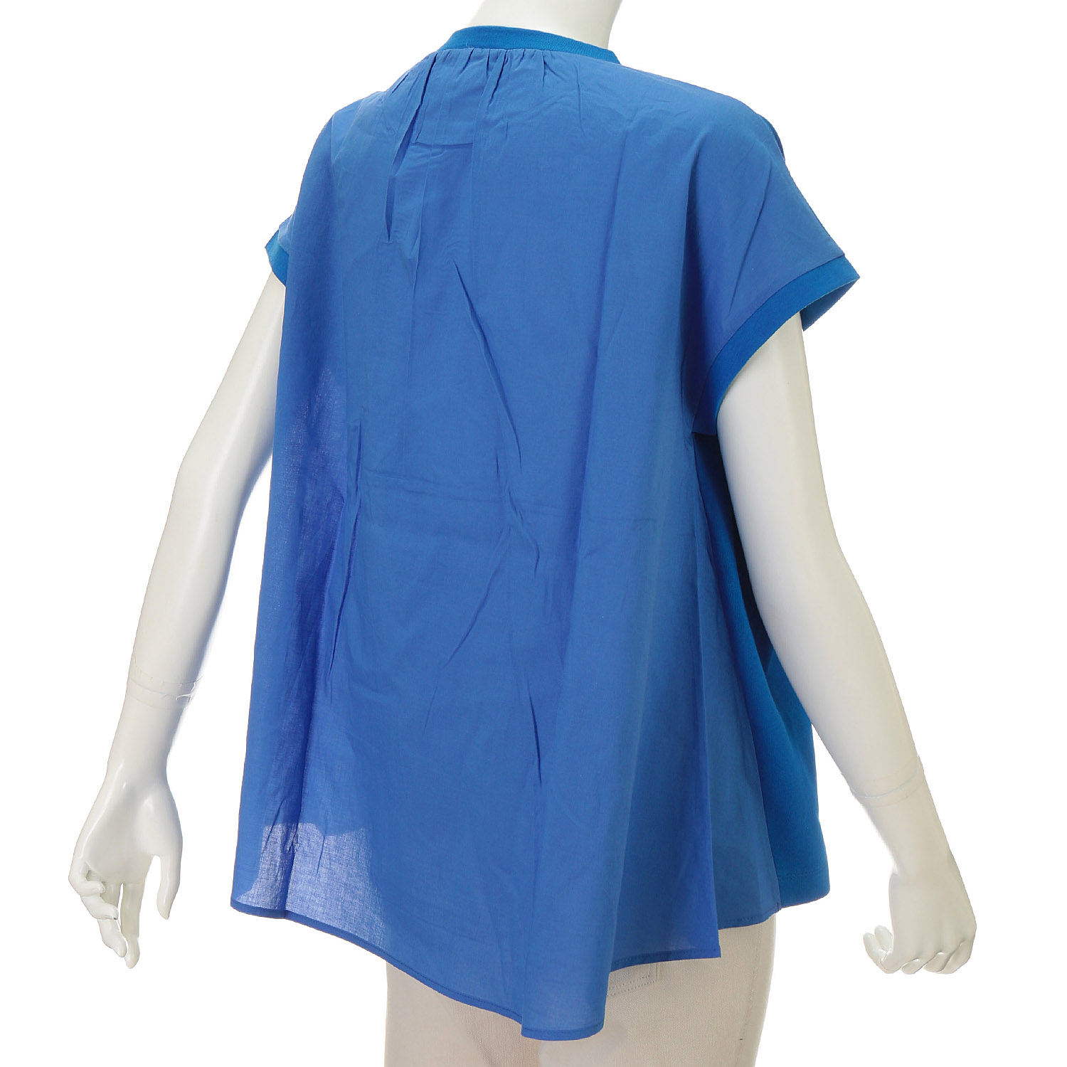 mao made布帛切替バックギャザーフレンチスリーブTEE - 画像8