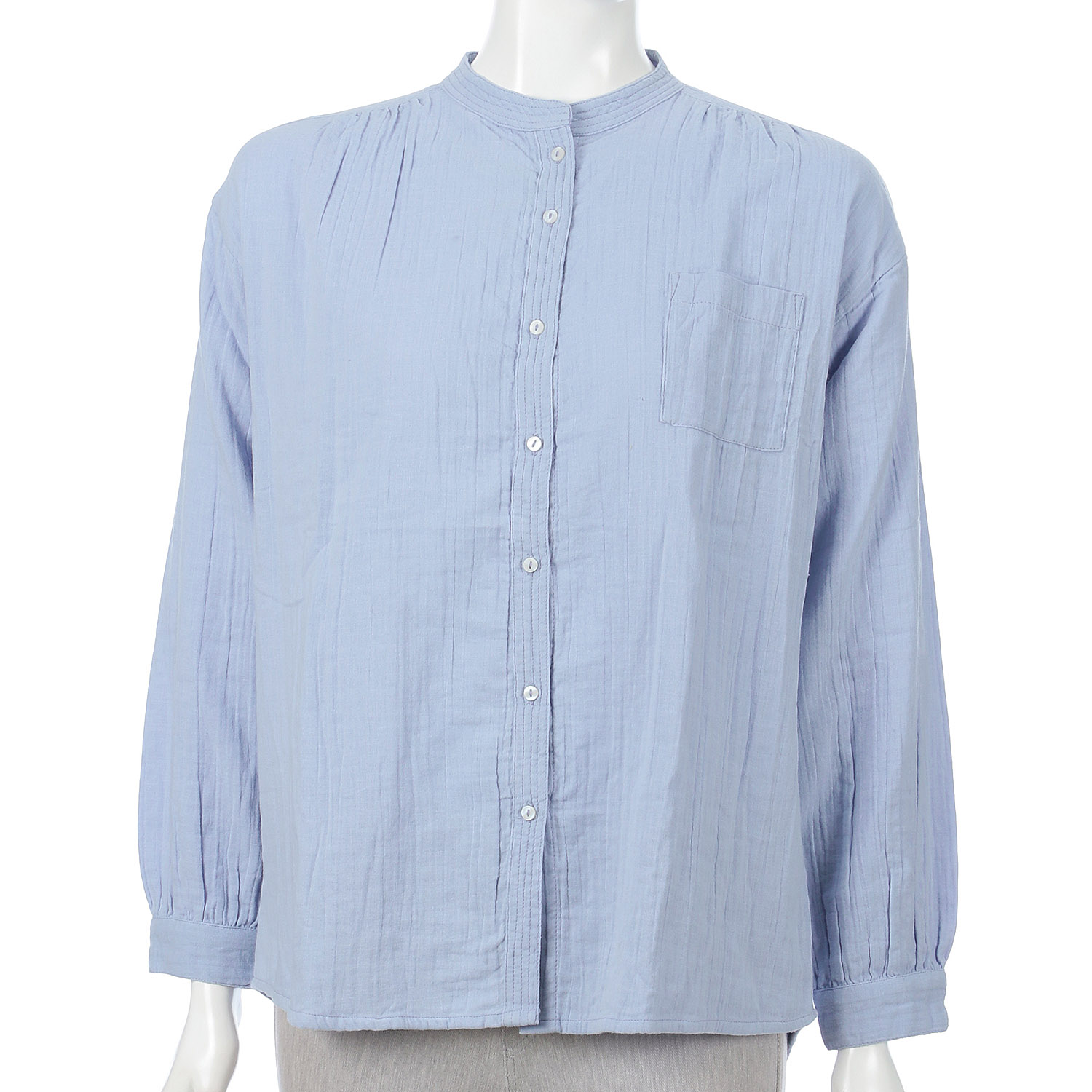 【Insta Live】Fanaka ダブルガーゼシャツブラウス - 画像18