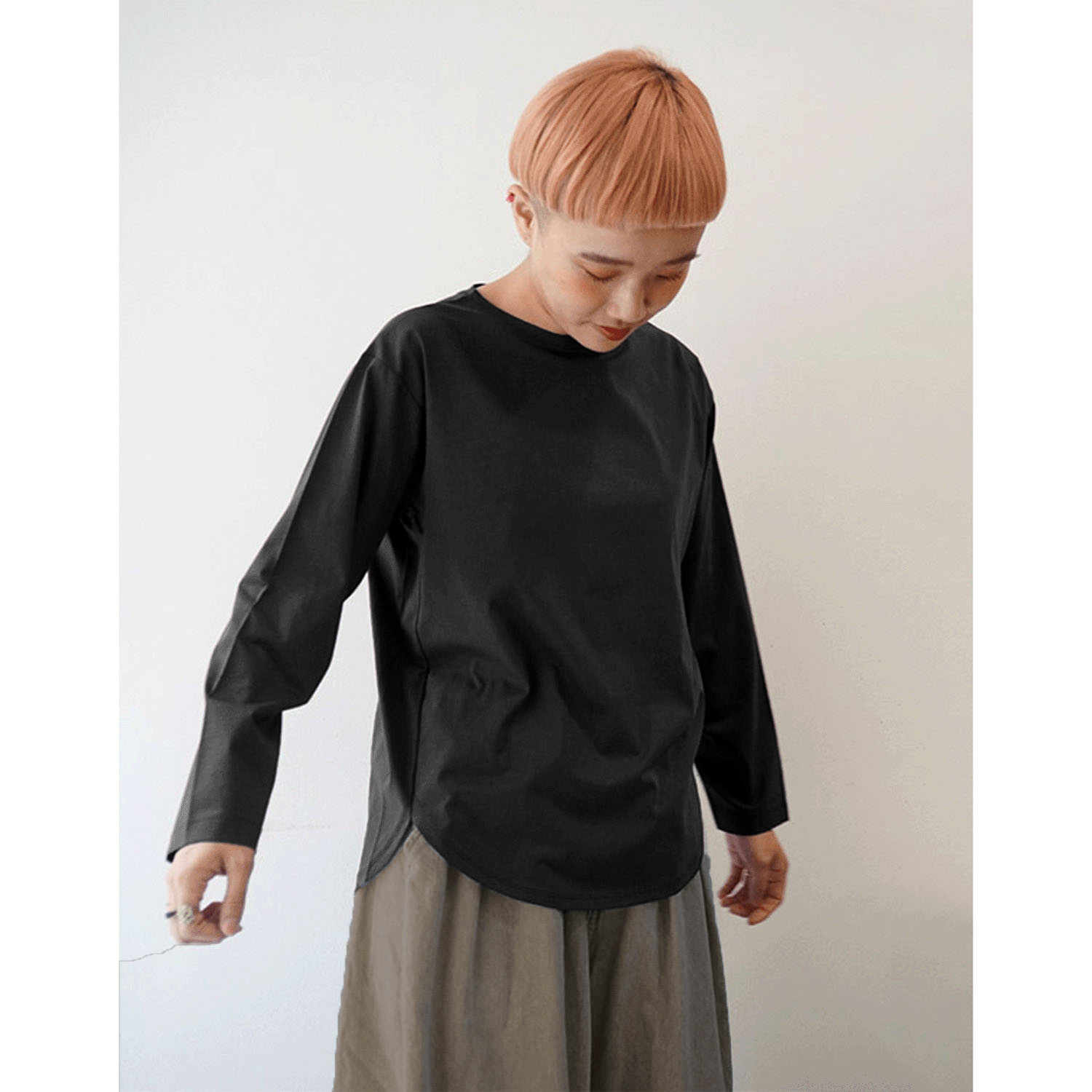 mao made ラウンドヘムTEE - 画像2