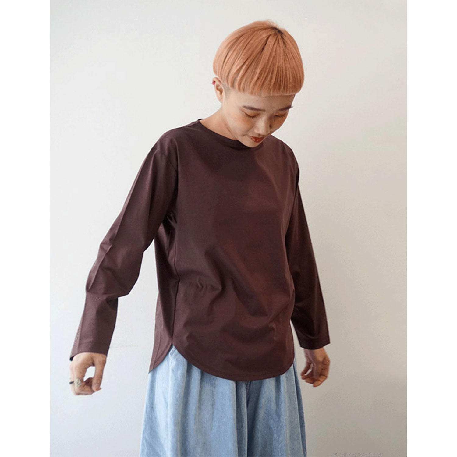 mao made ラウンドヘムTEE - 画像1