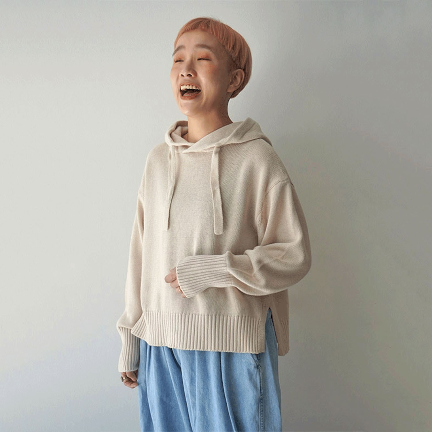 mao made フード付きプルオーバー - 画像7