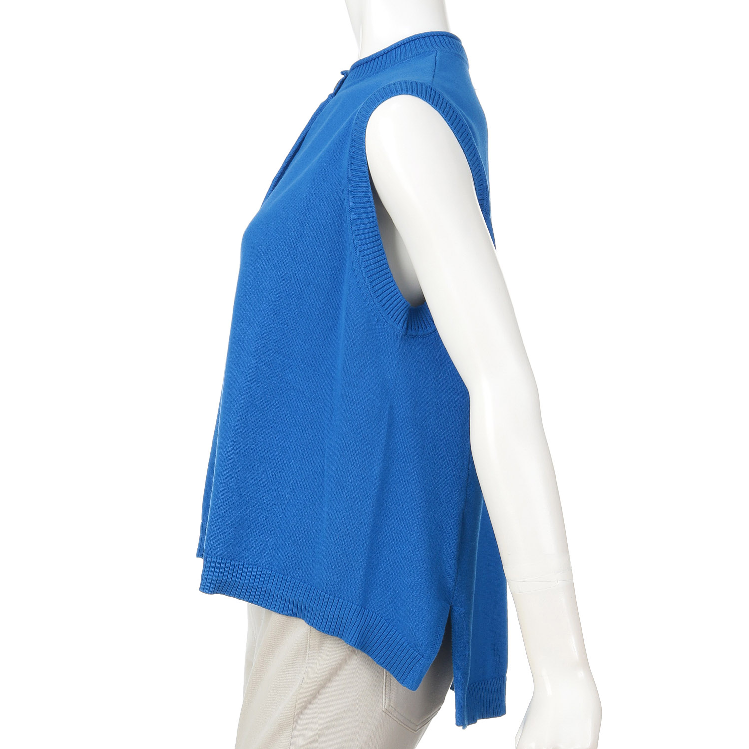 mao made フロントボタンバックスリットベスト - 画像6