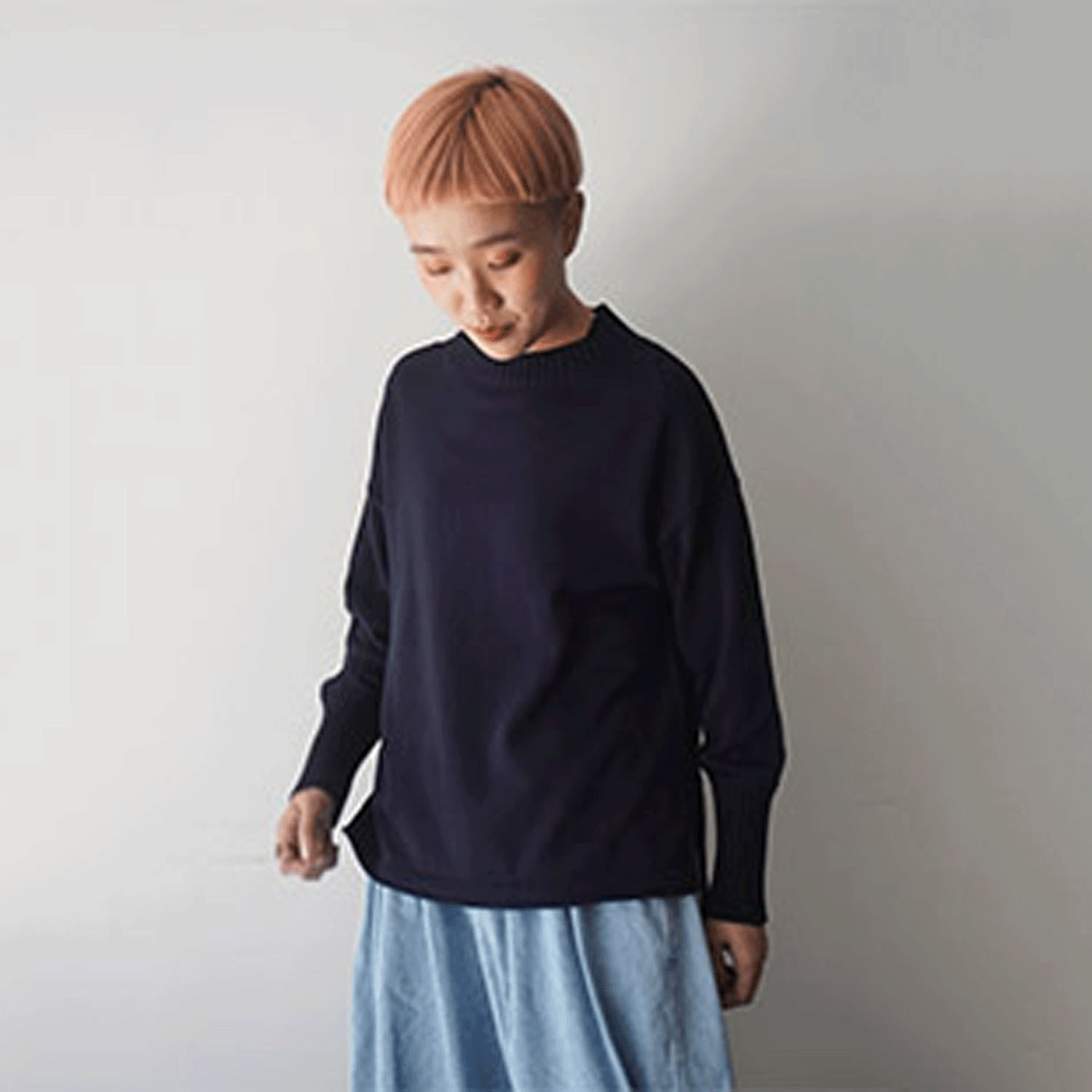 【Insta Live】mao made 異ゲージリブプルオーバー - 画像11