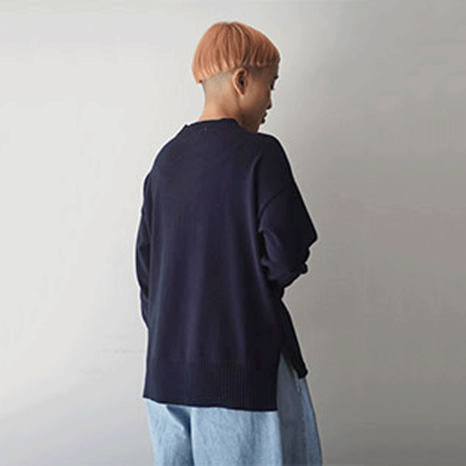 【Insta Live】mao made 異ゲージリブプルオーバー - 画像12