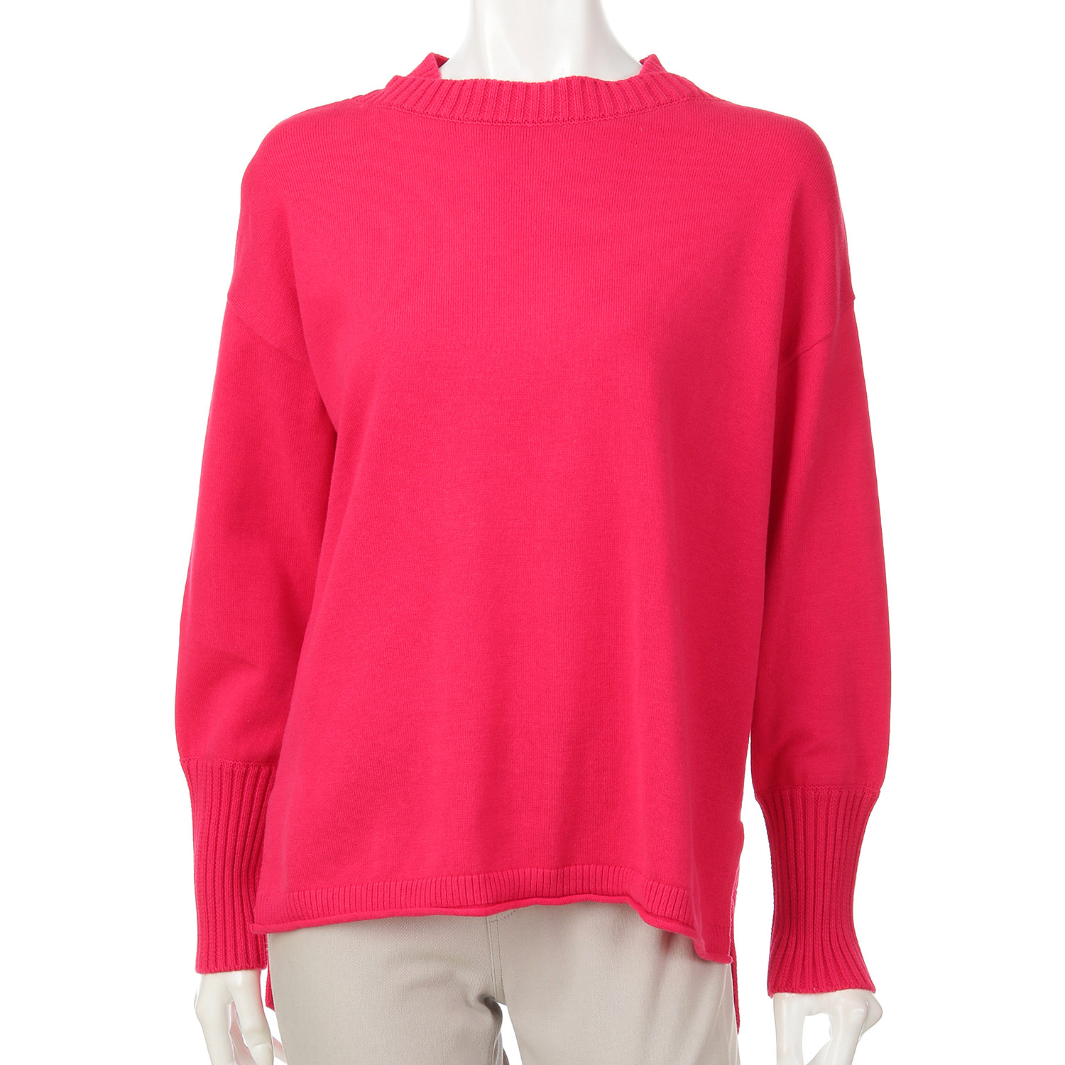 【Insta Live】mao made 異ゲージリブプルオーバー - 画像3