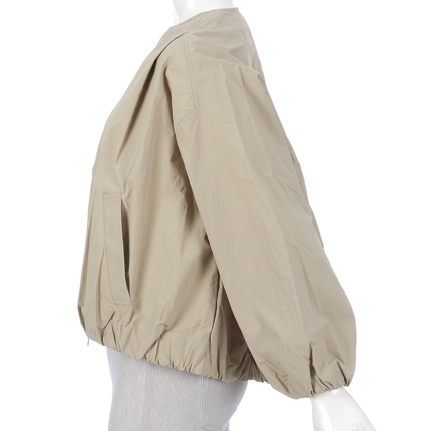 【Insta Live】mao made バルーンシルエットZIP UPジャケット - 画像9