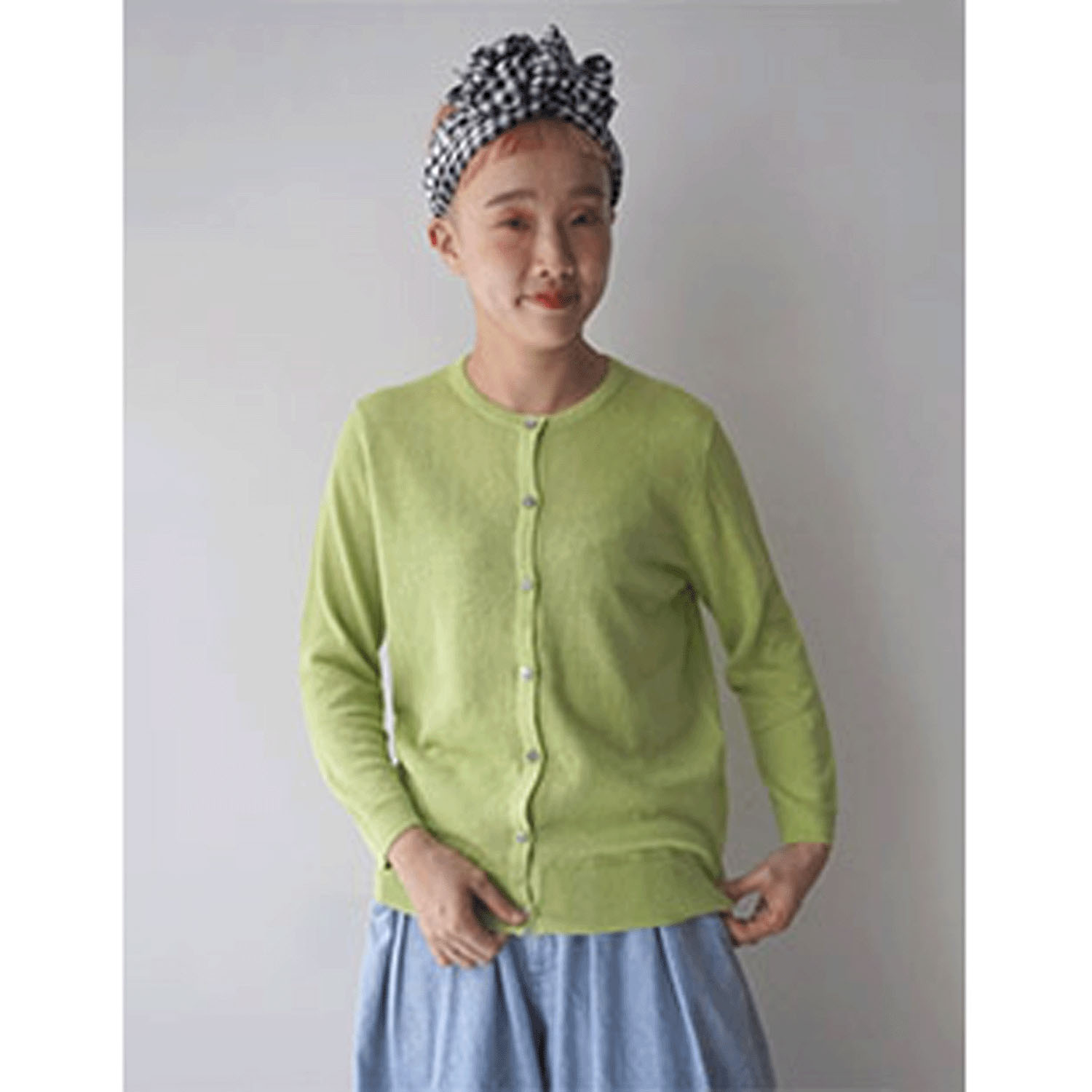 【Insta Live】mao made クルーネックカーディガン - 画像13