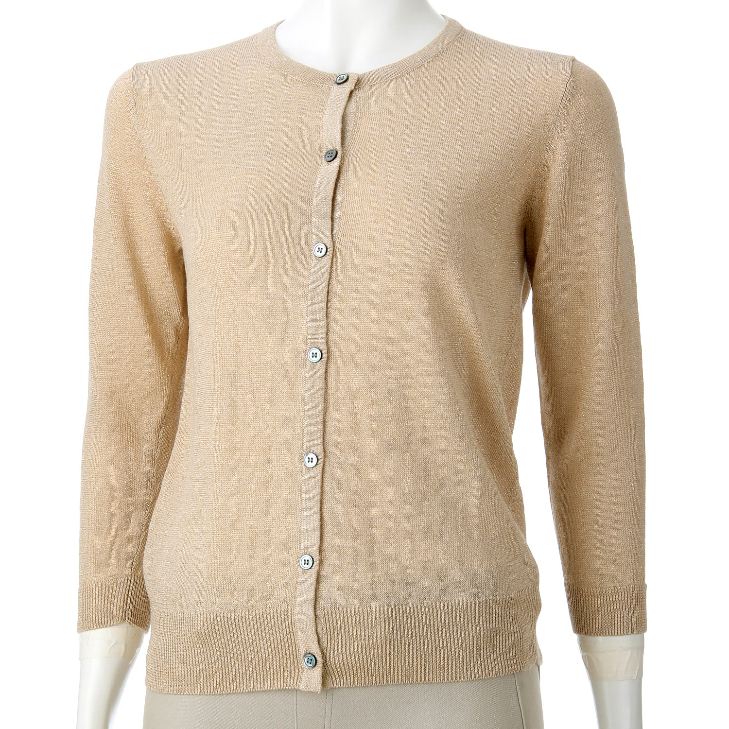 【Insta Live】mao made クルーネックキラキラカーディガン - 画像5