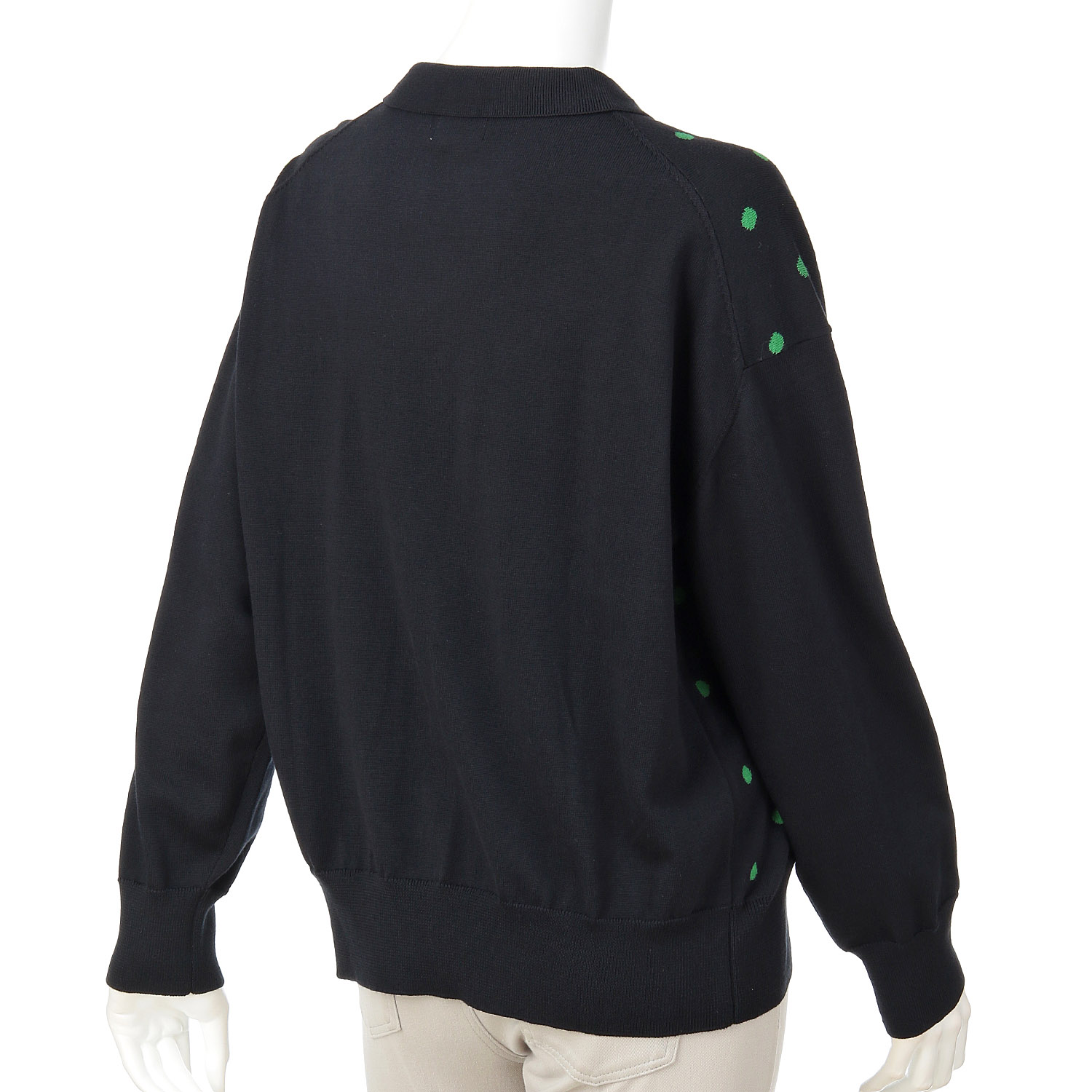 mao made ちょこっと衿ドットWジャカードプルオーバー - 画像6