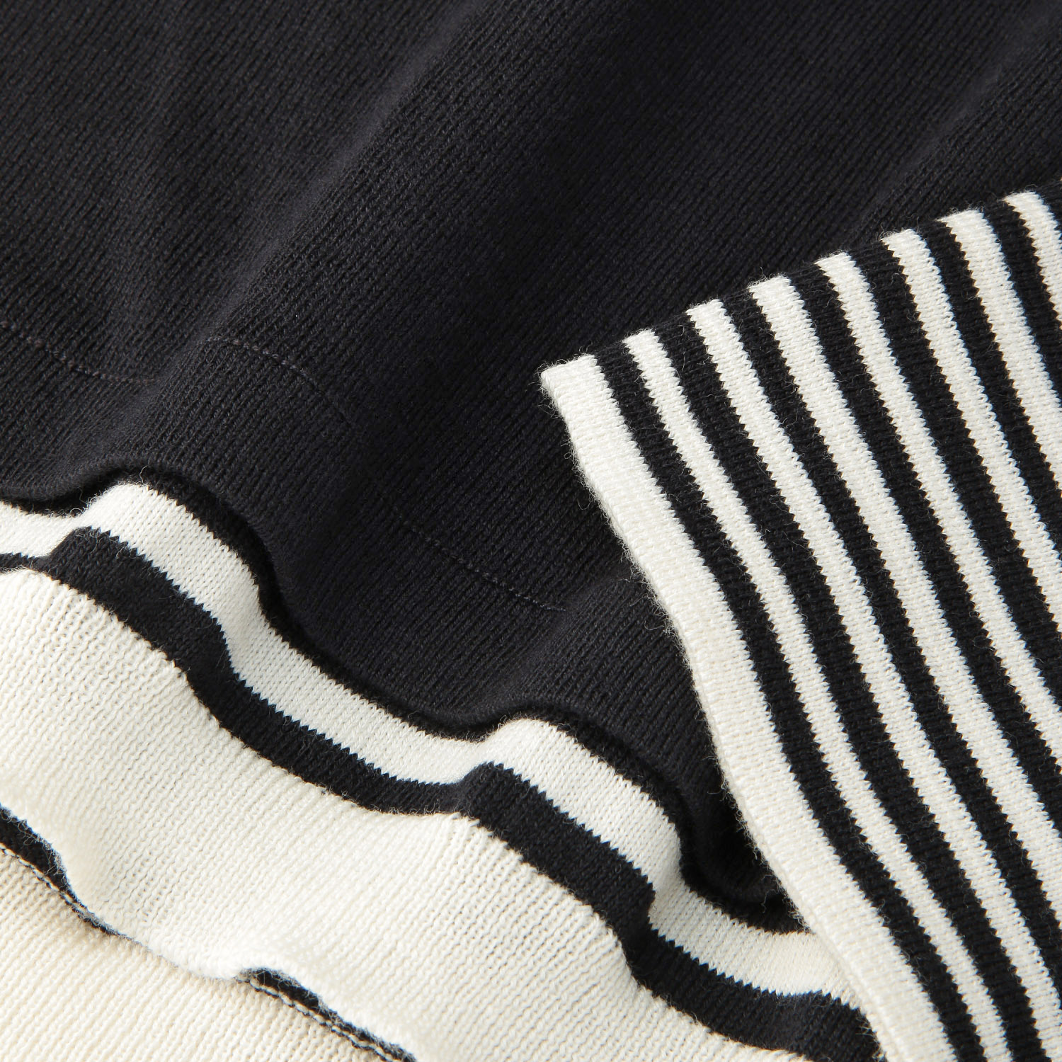 mao made ボーダーTEEインに着てる風プルオーバー - 画像4