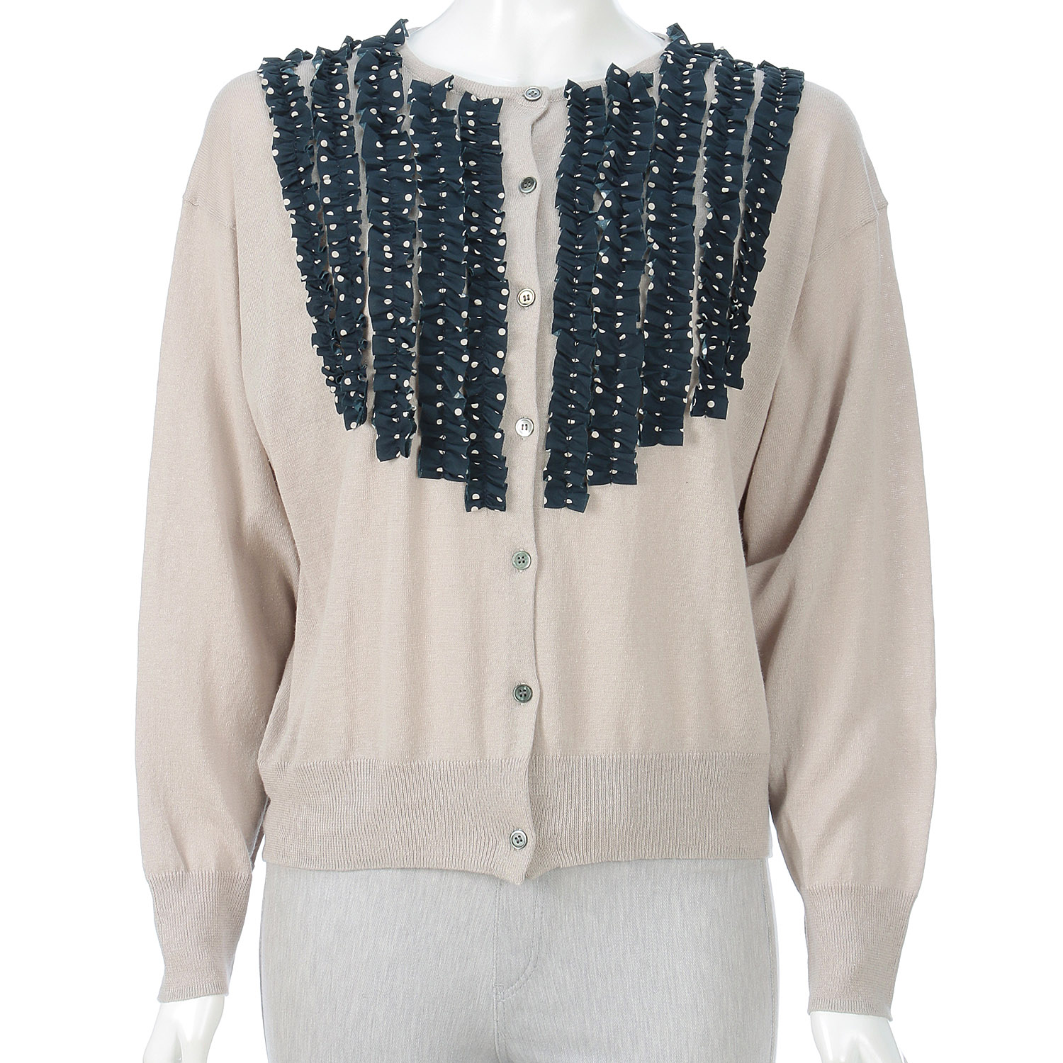 mao made ふりふりフリルカーデぃがん（ドット） - 画像4