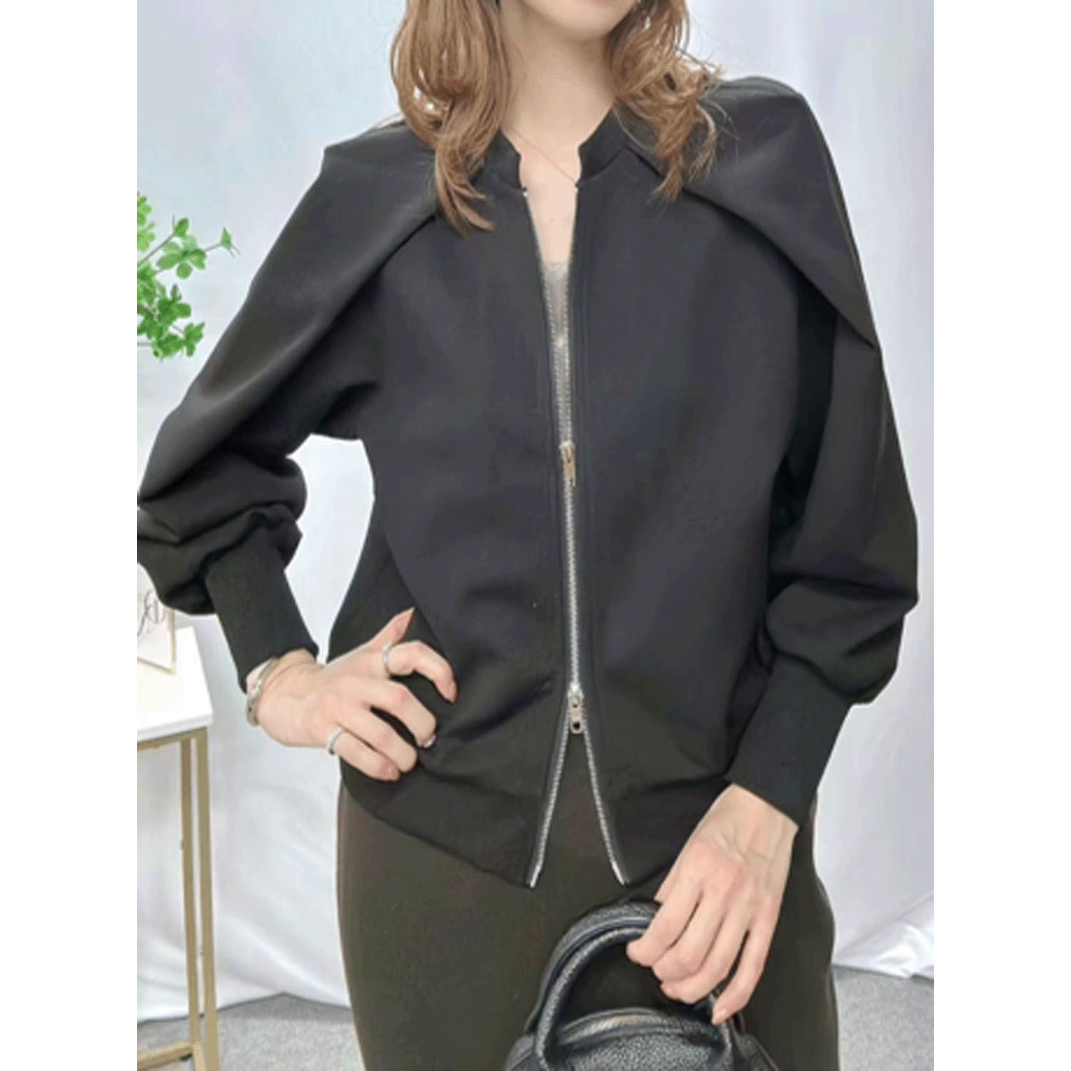 Dona Marie 袖ボリュームブルゾン - 画像2