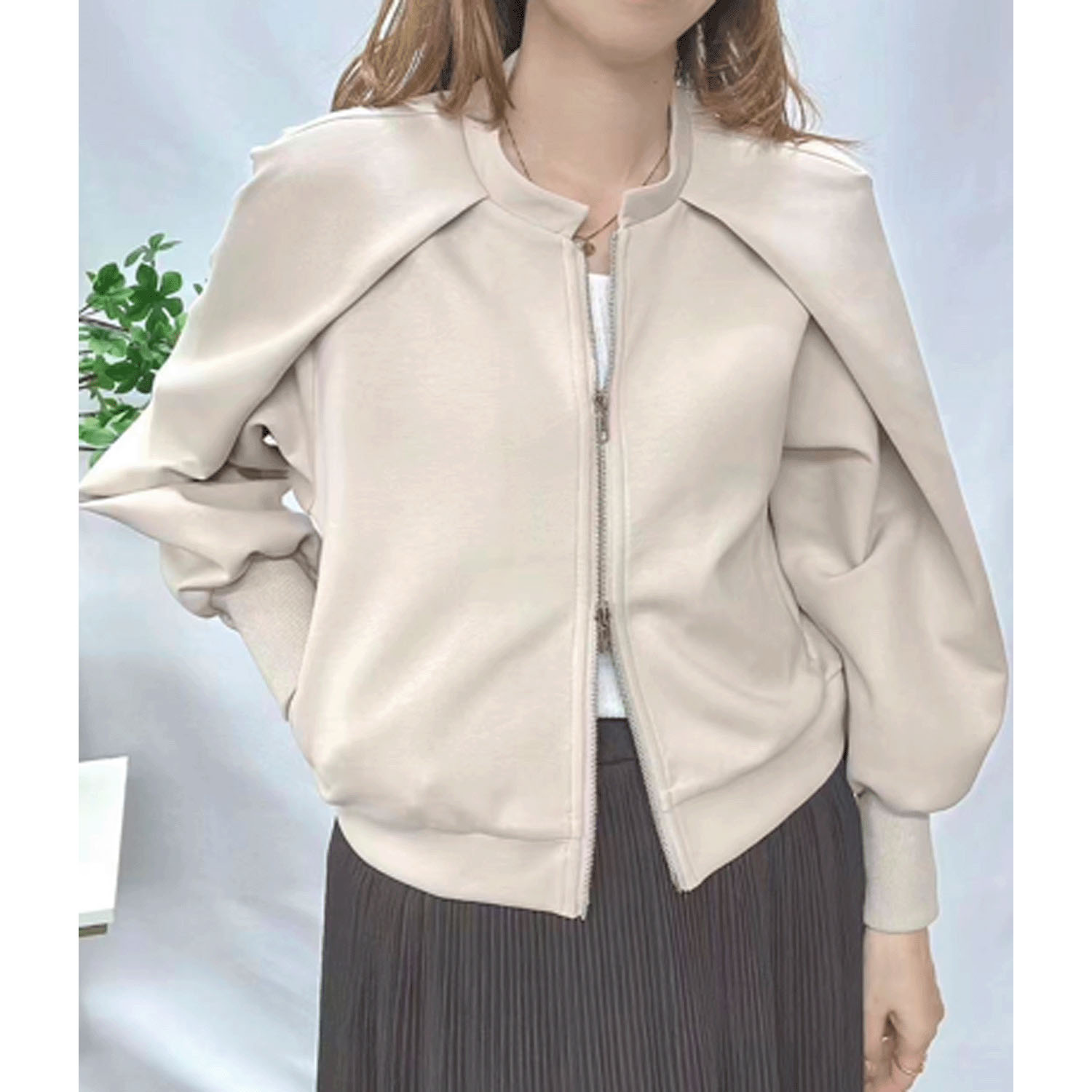 Dona Marie 袖ボリュームブルゾン - 画像1