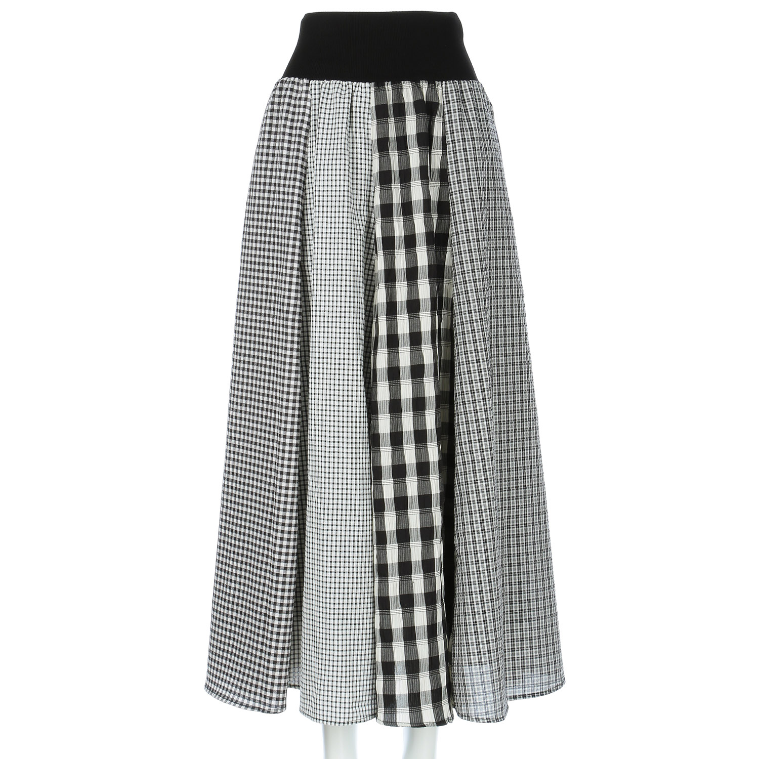 MONiLE サッカーチェック柄組み合わせスカート - 画像6