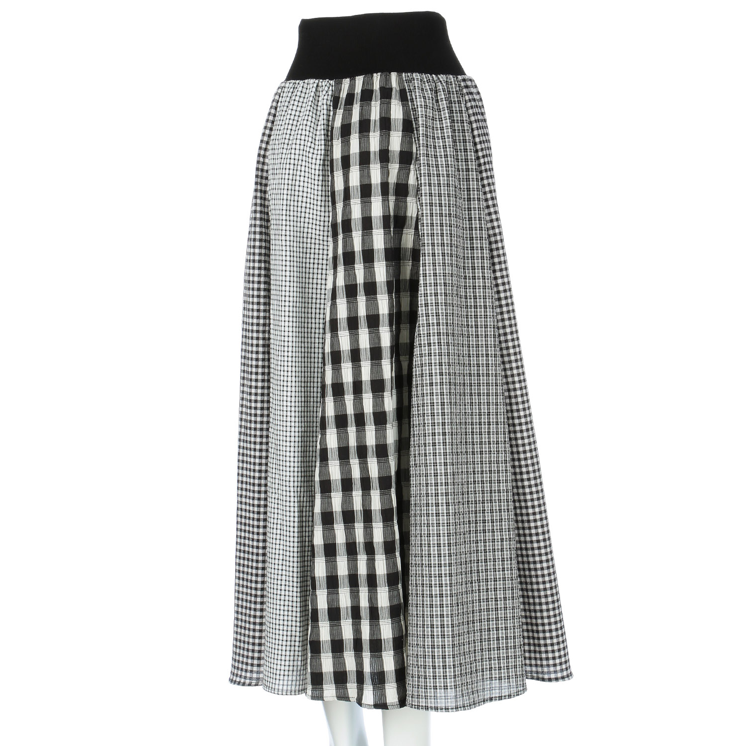 MONiLE サッカーチェック柄組み合わせスカート - 画像7