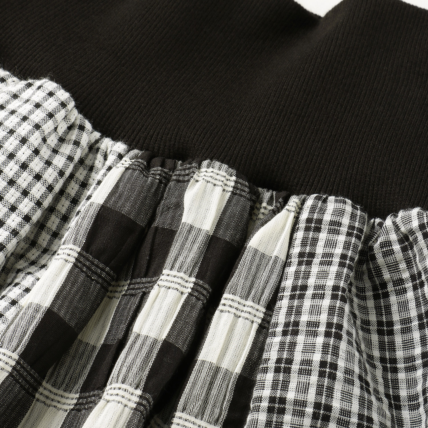 MONiLE サッカーチェック柄組み合わせスカート - 画像8