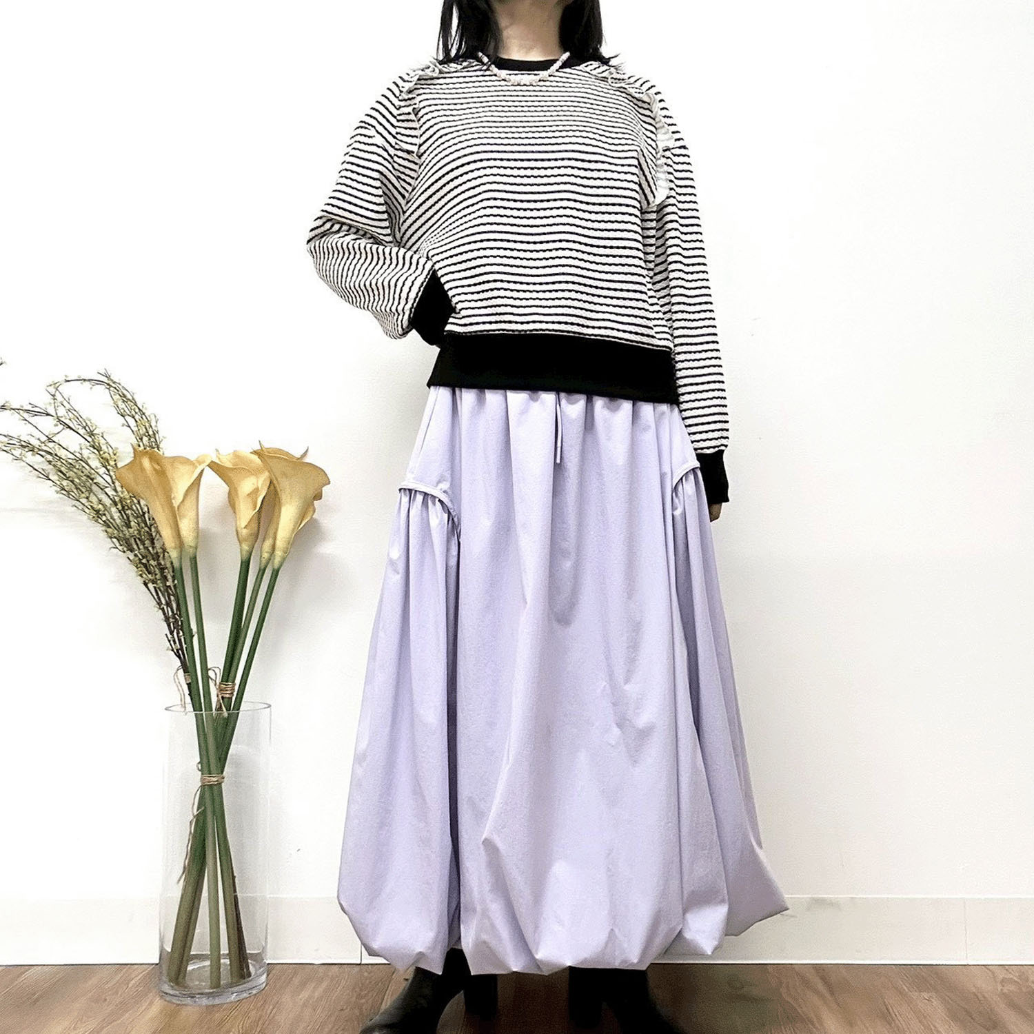 MONiLE ワッフルボーダーカットソー - 画像7