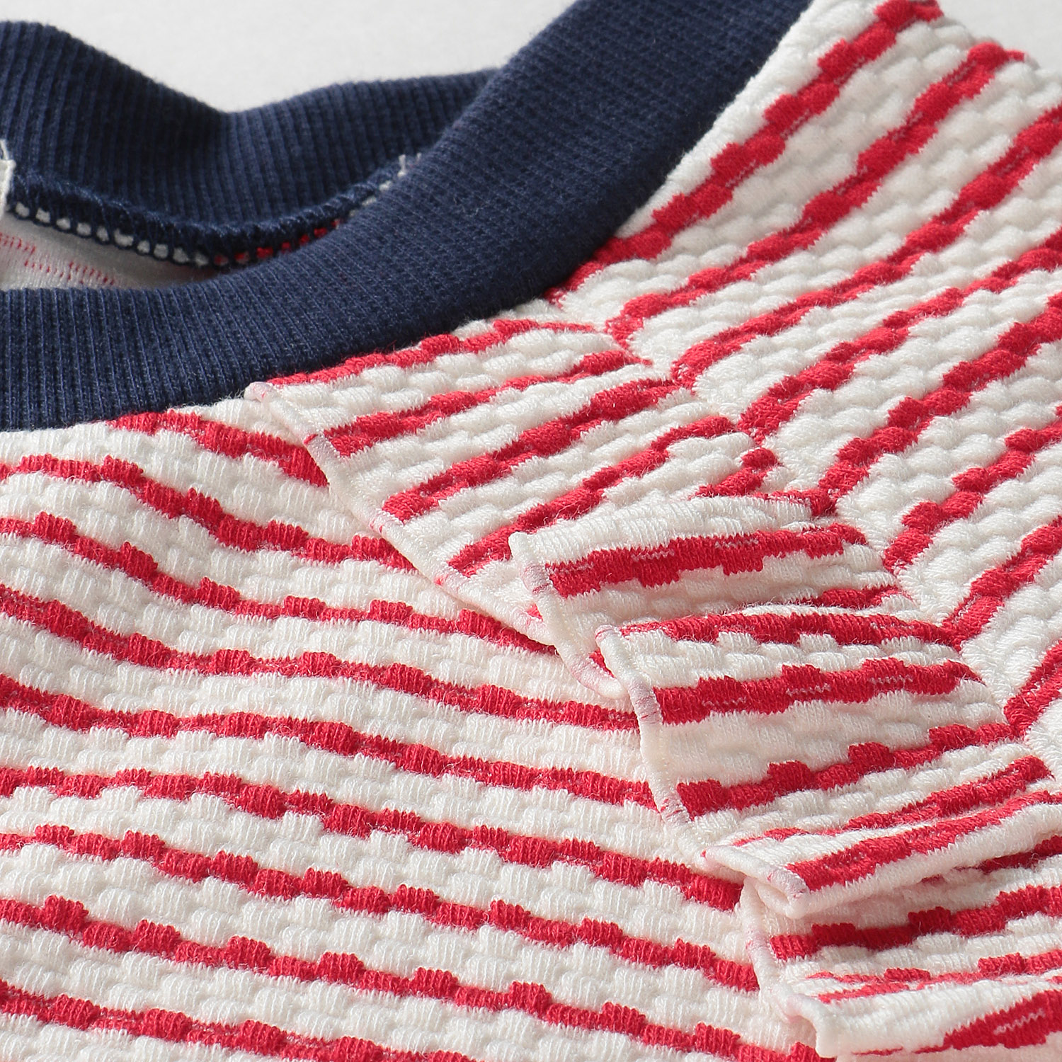 MONiLE ワッフルボーダーカットソー - 画像10