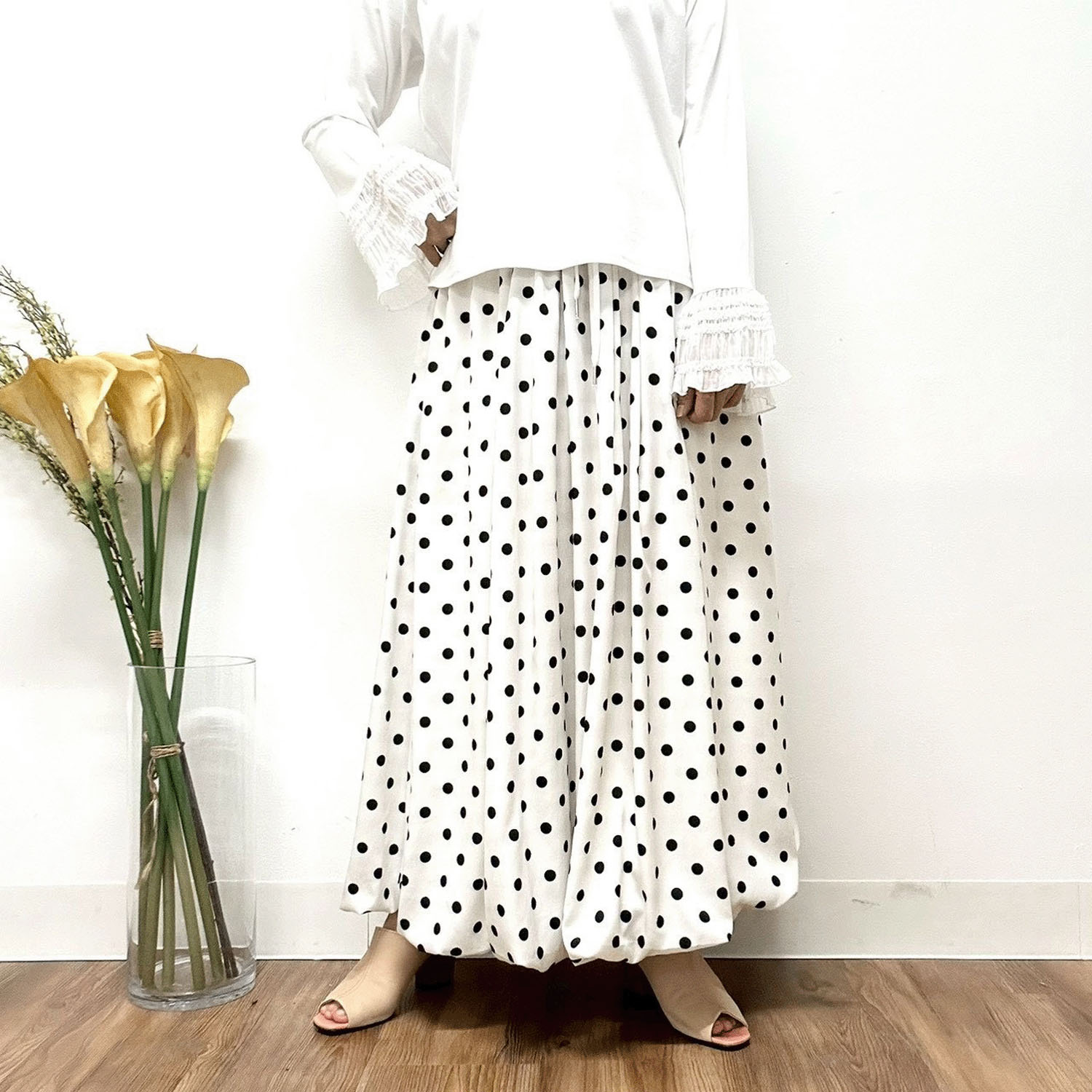 MONiLE ドットタックバルーンスカート - 画像1