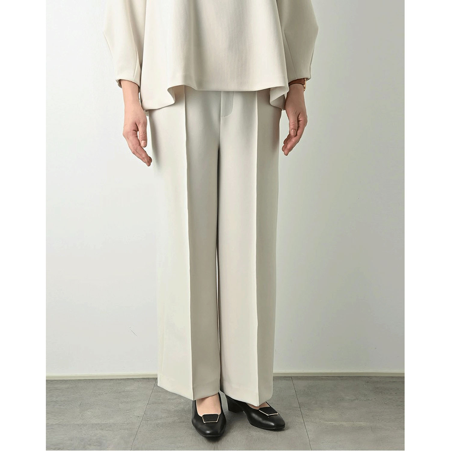 【Insta Live】Brown＆Street  センタータックストレートパンツ