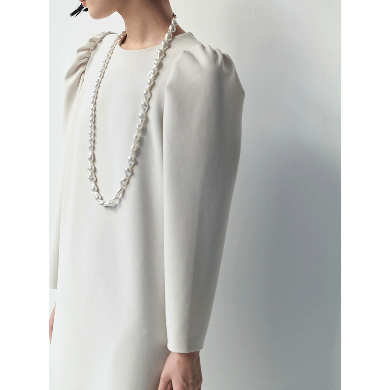 【Insta Live】Brown＆Street パフスリーブワンピース - 画像20