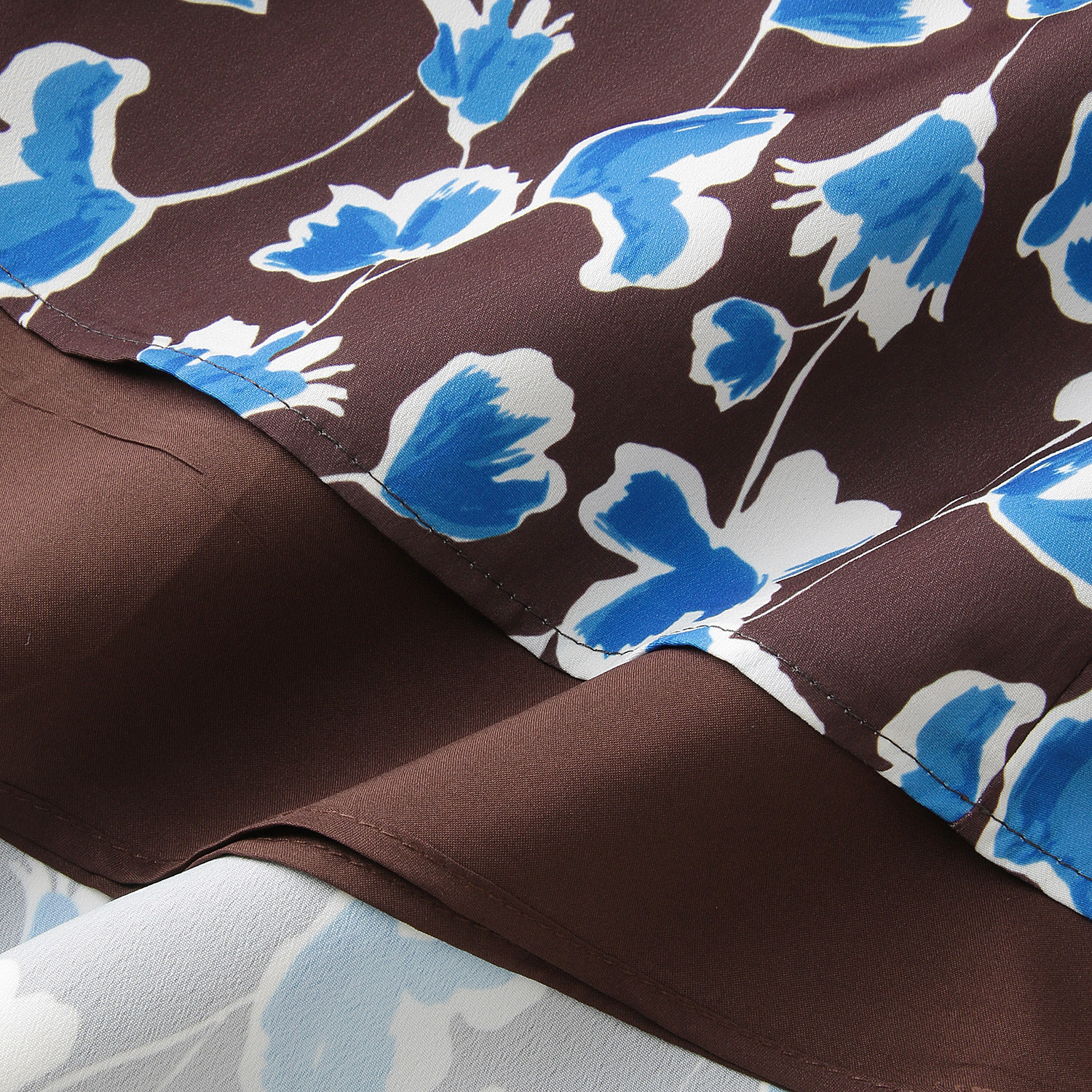 MONiLE ジョーゼット花柄ロングスカート - 画像7