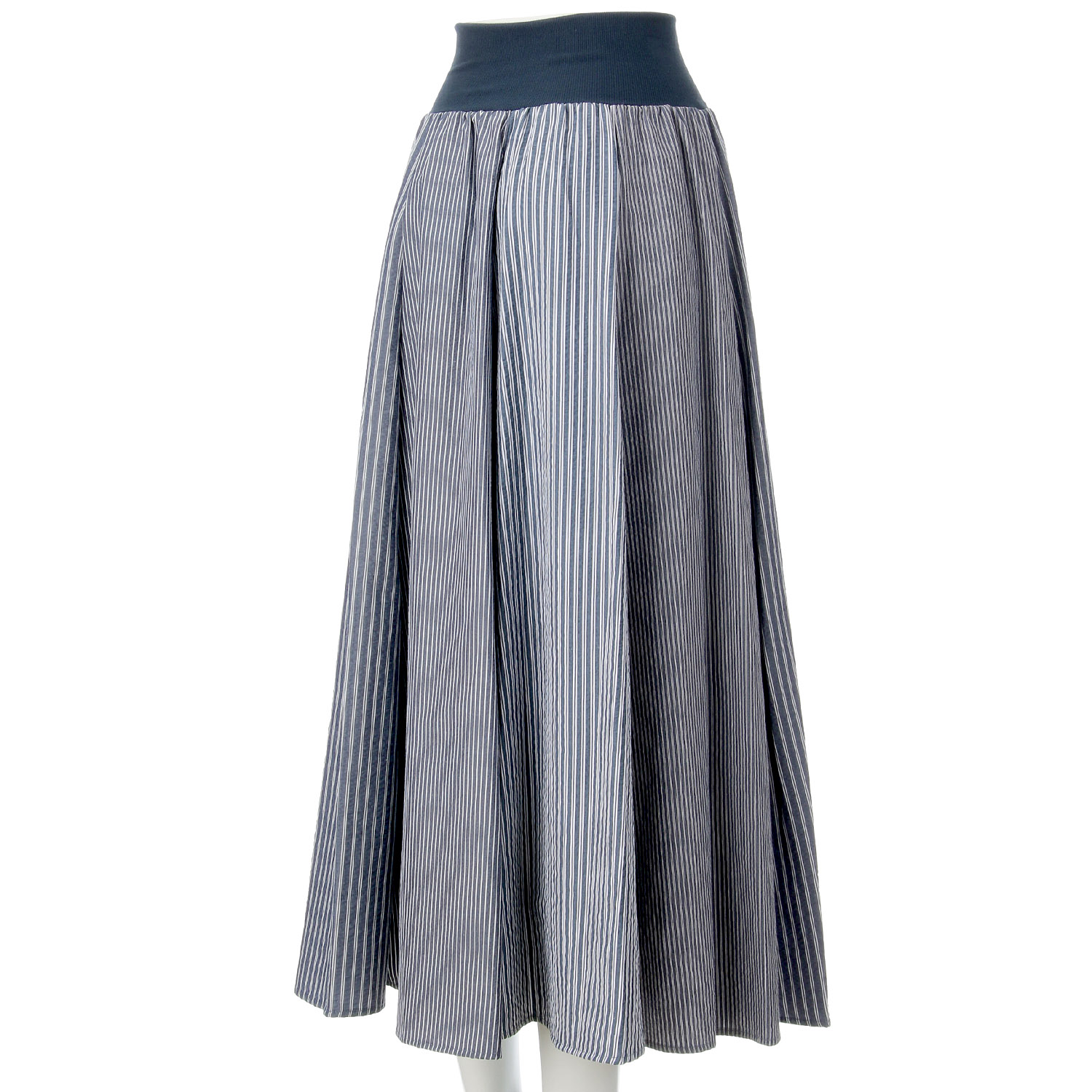 MONiLE サッカーストライプコンビロングスカート - 画像11