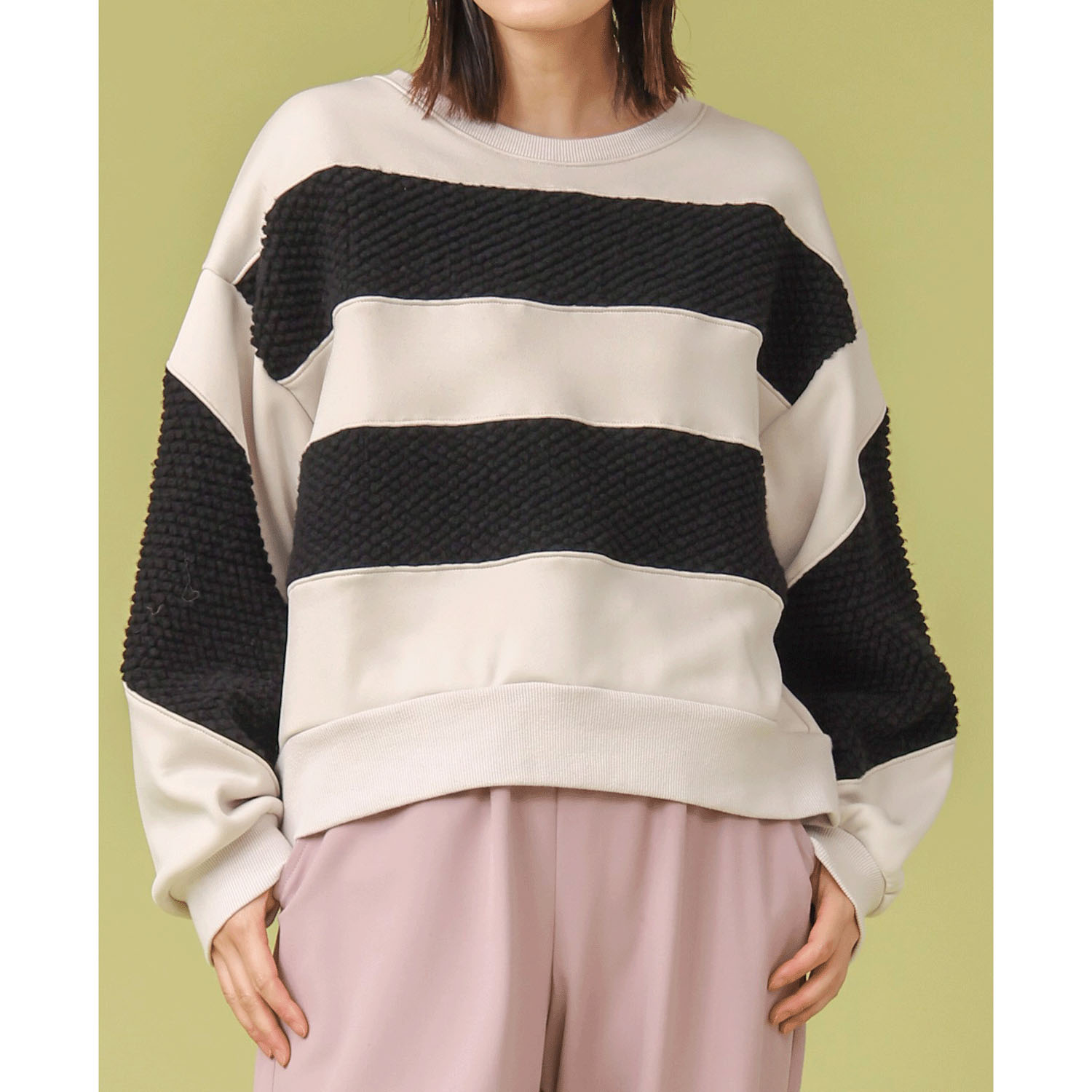 trois サーキュラニット×ポップコーンプルオーバー - 画像2