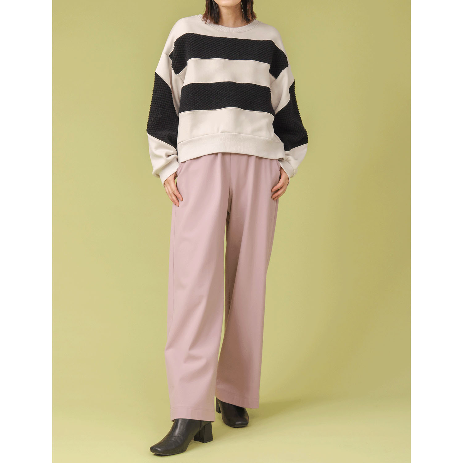 trois サーキュラニット×ポップコーンプルオーバー - 画像5