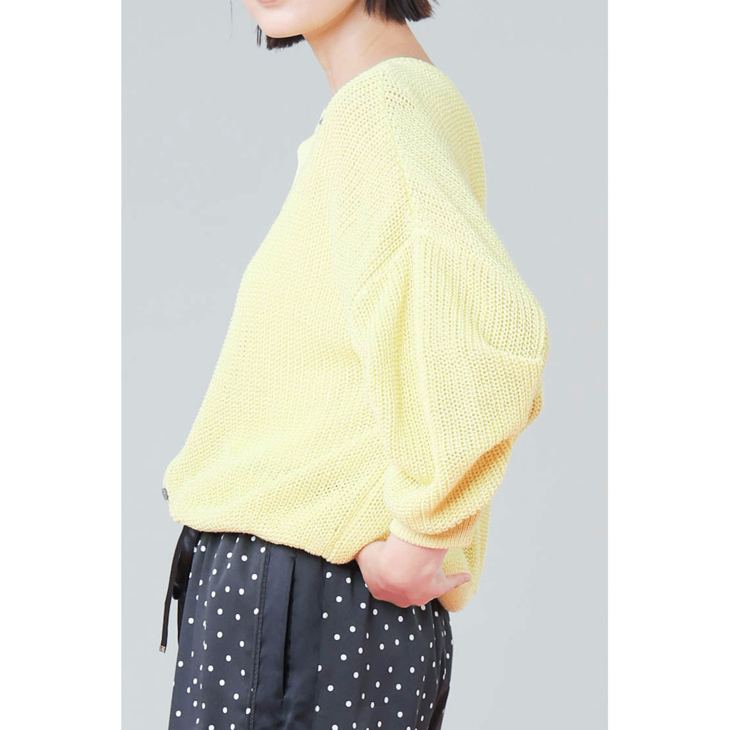 【Insta Live】trois 2WAYクルーネックプルオーバー - 画像10