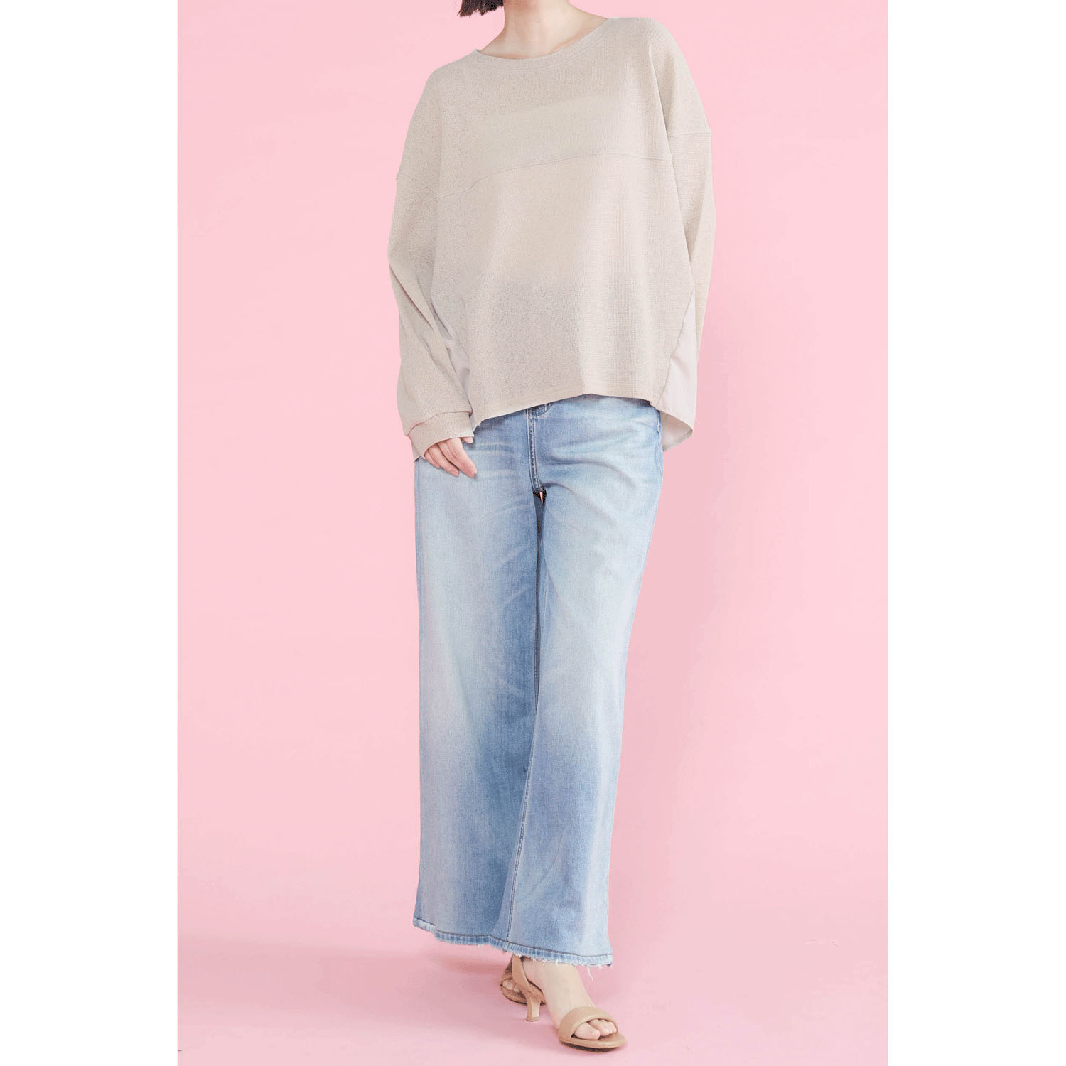 trois ワイドストレートデニムパンツ - 画像14