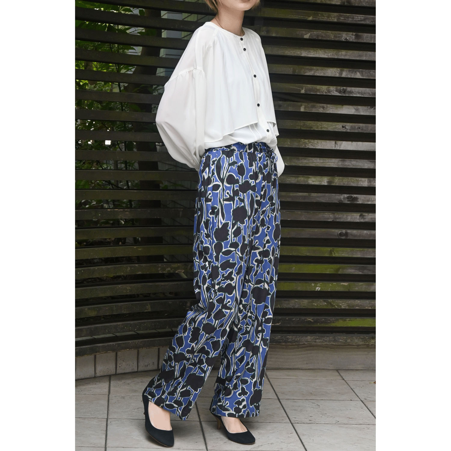 trois フラワープリントパンツ - 画像11