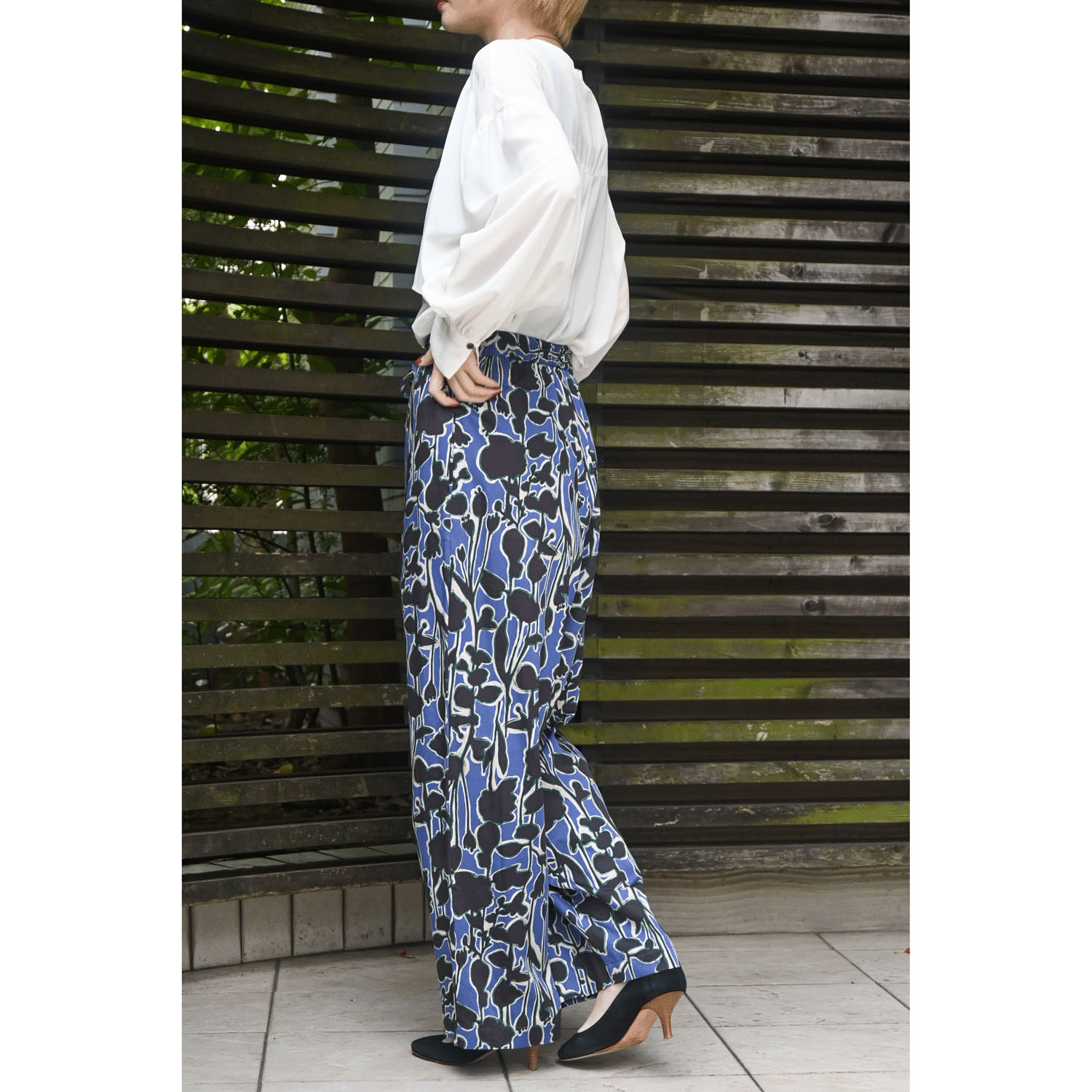 trois フラワープリントパンツ - 画像12