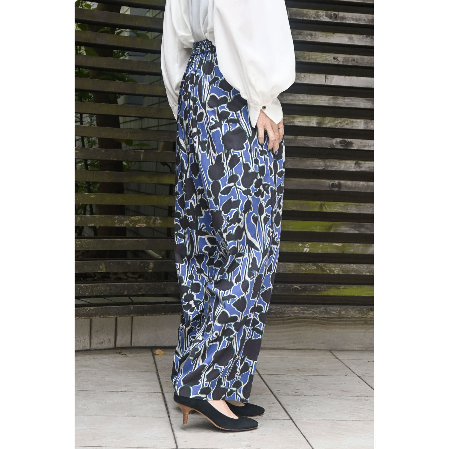 trois フラワープリントパンツ - 画像9