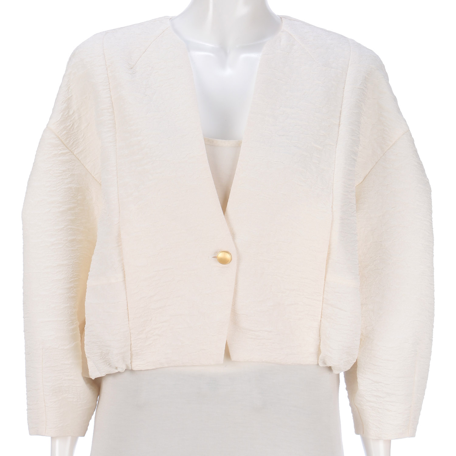 trois ふくれジャカードショートジャケット - 画像2