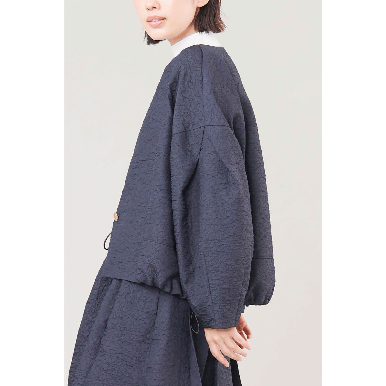 trois ふくれジャカードショートジャケット - 画像12